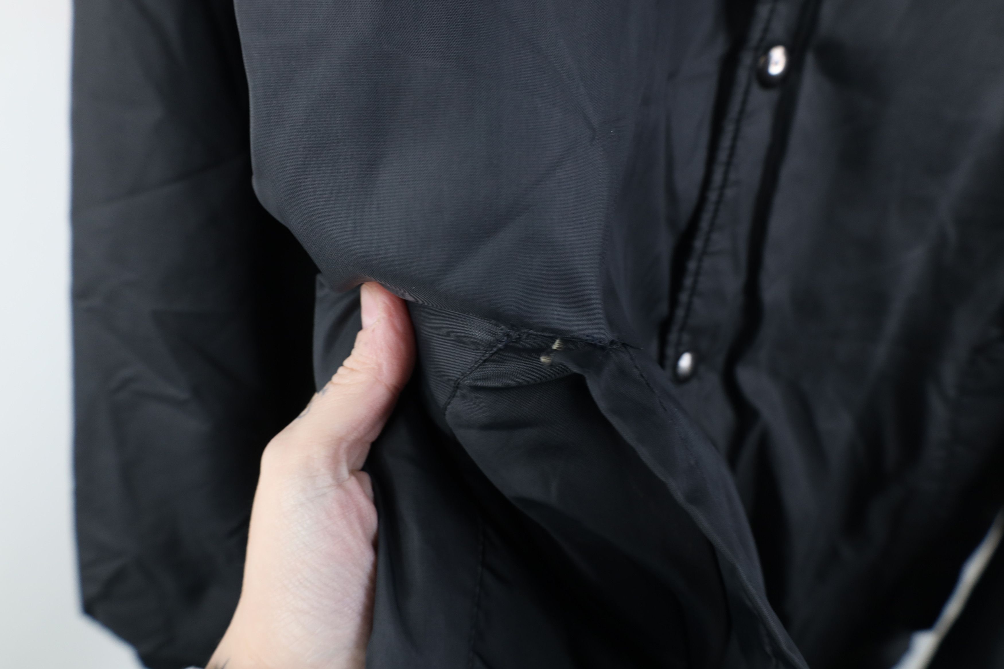 Vintage Vintage 70s Streetwear Lined Coach Coaches Jacket Black USA Size US M / EU 48-50 / 2 - 7 Thumbnail