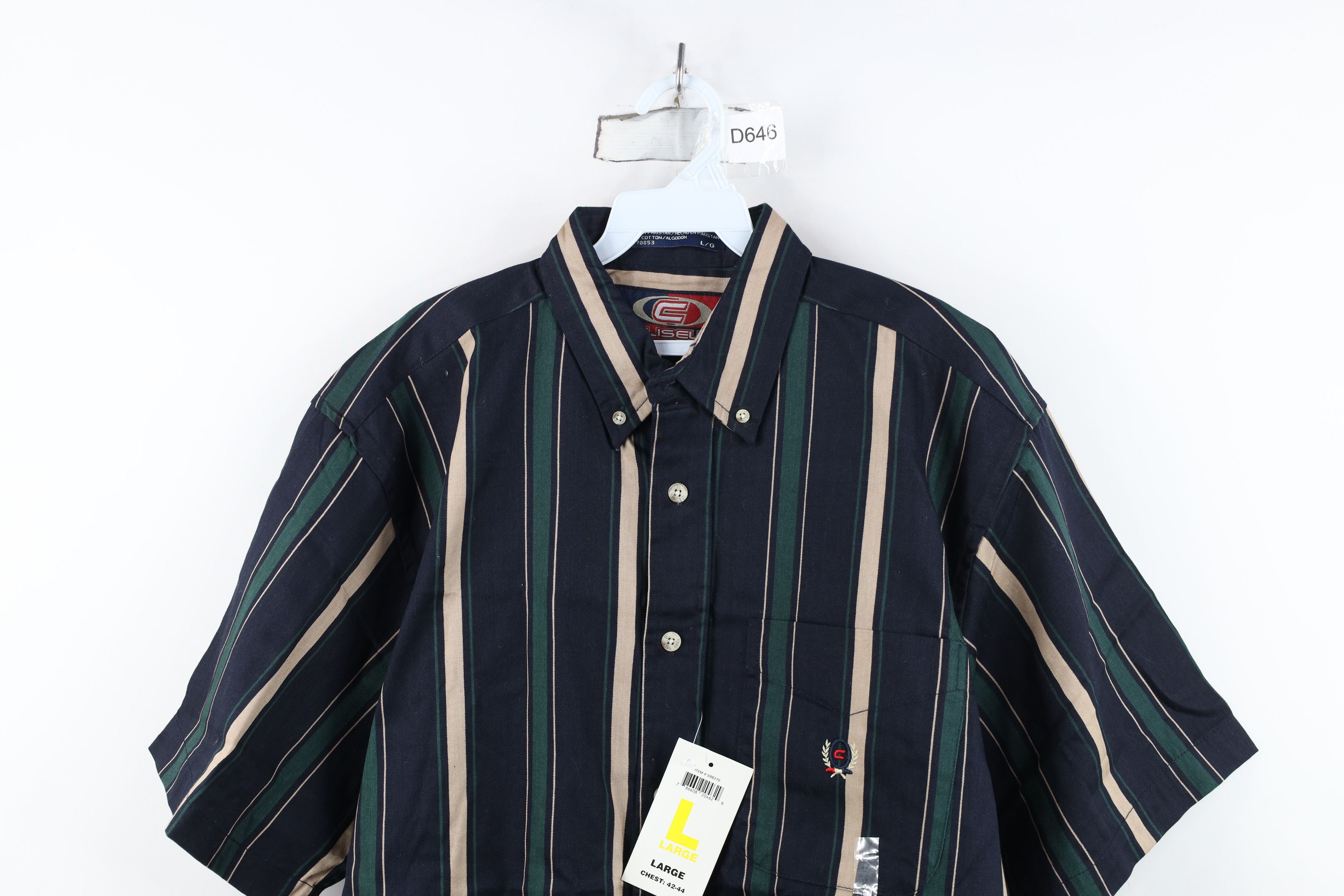Vintage Deadstock Vintage 90s Y2K Stretwear Baggy Button Down Shirt Size US L / EU 52-54 / 3 - 2 Thumbnail