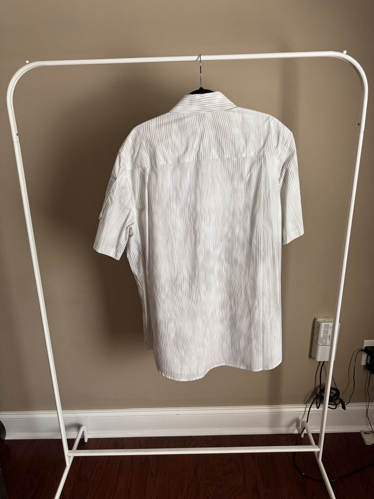 Helmut Lang Helmut Lang Printed Sport Button Down Shirt Size US XL / EU 56 / 4 - 4 Thumbnail