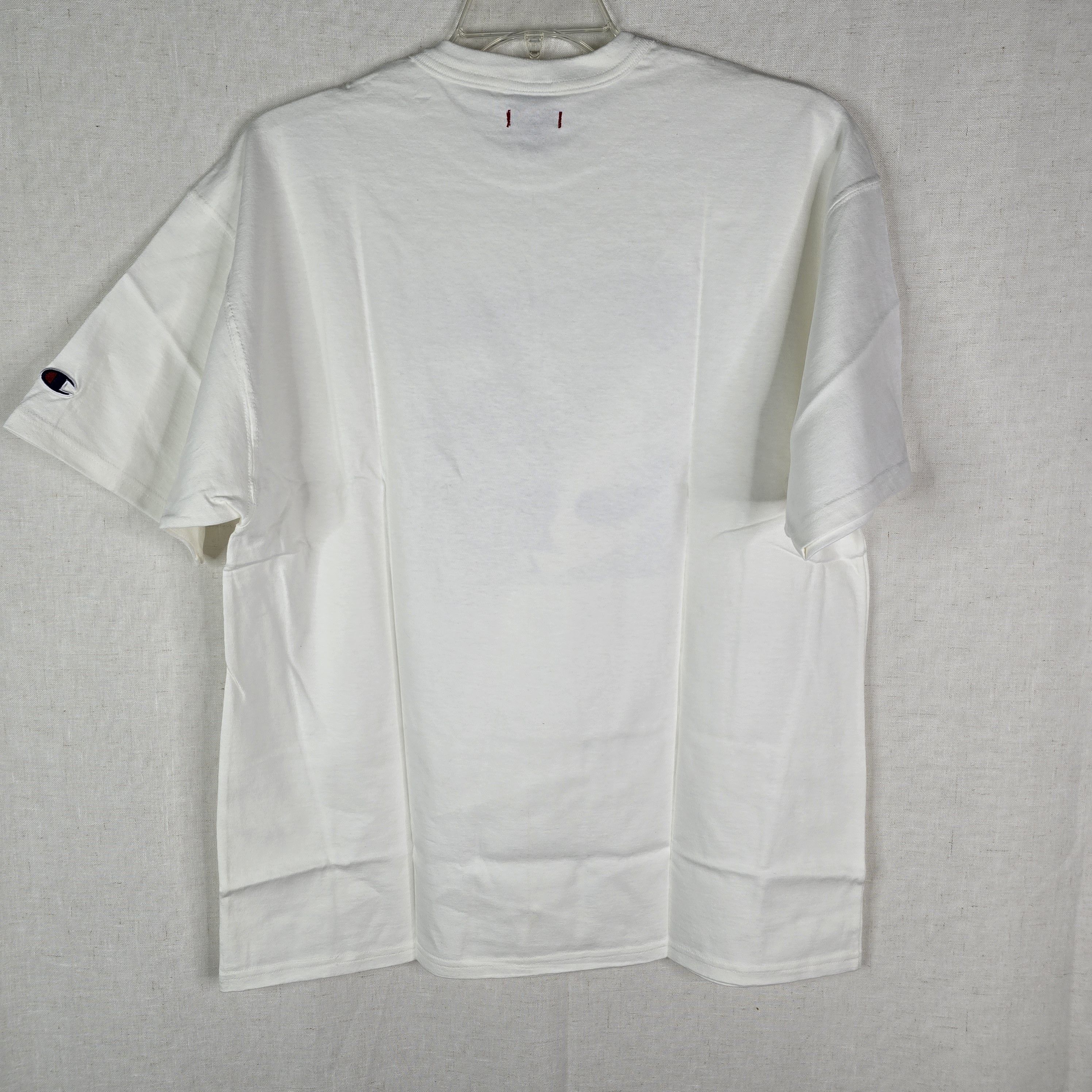 CLOT × Champion New Champion × Clot Mens Large Ying Yang Cat White Tshirt Size US L / EU 52-54 / 3 - 3 Thumbnail