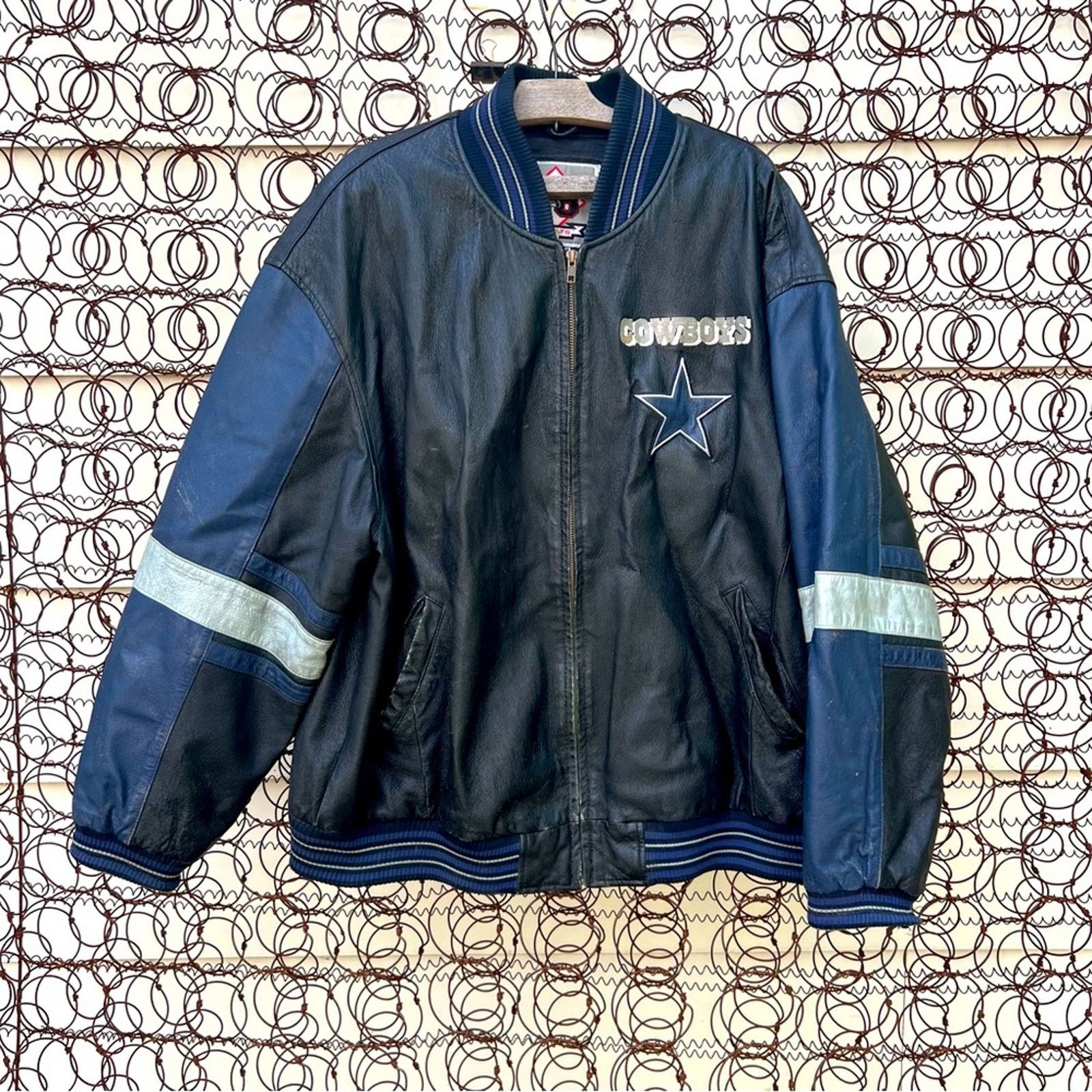 NFL × Vintage Vintage 1995 Dallas Cowboys Leather Jacket | Grailed