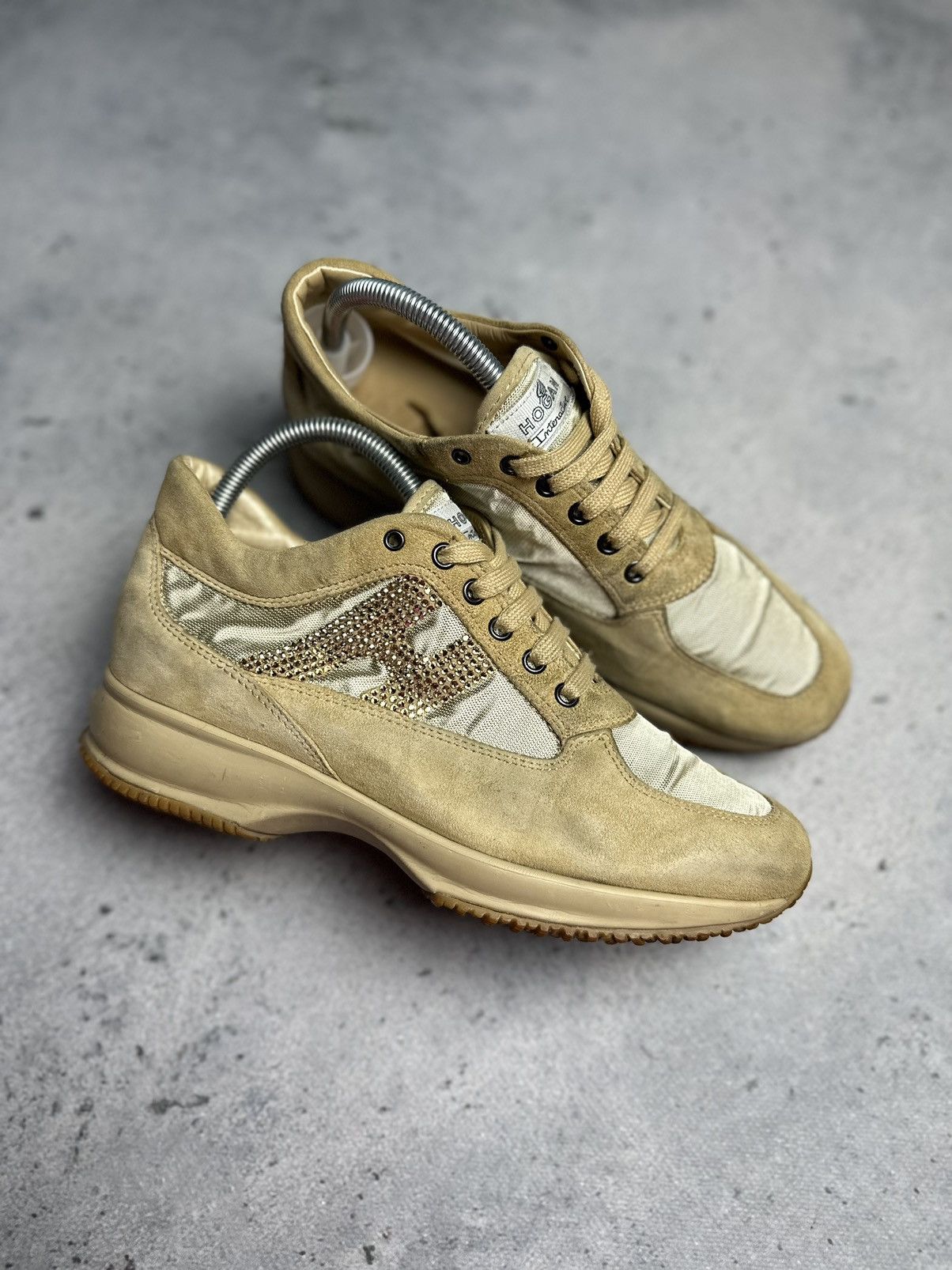 Hogan Hogan Interactive Low Snickers Suede Luxury Italy Brand Size US 10.5 / IT 40.5 - 3 Thumbnail