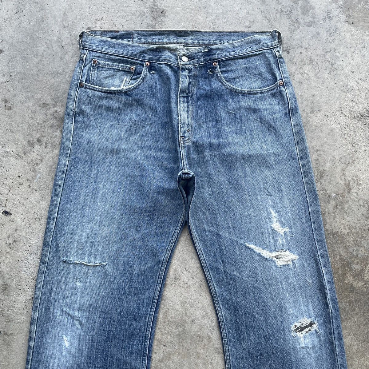 Levi's Vintage Levi’s 534 Distressed Faded Relaxed Jeans Pants W36 Size US 36 / EU 52 - 3 Thumbnail