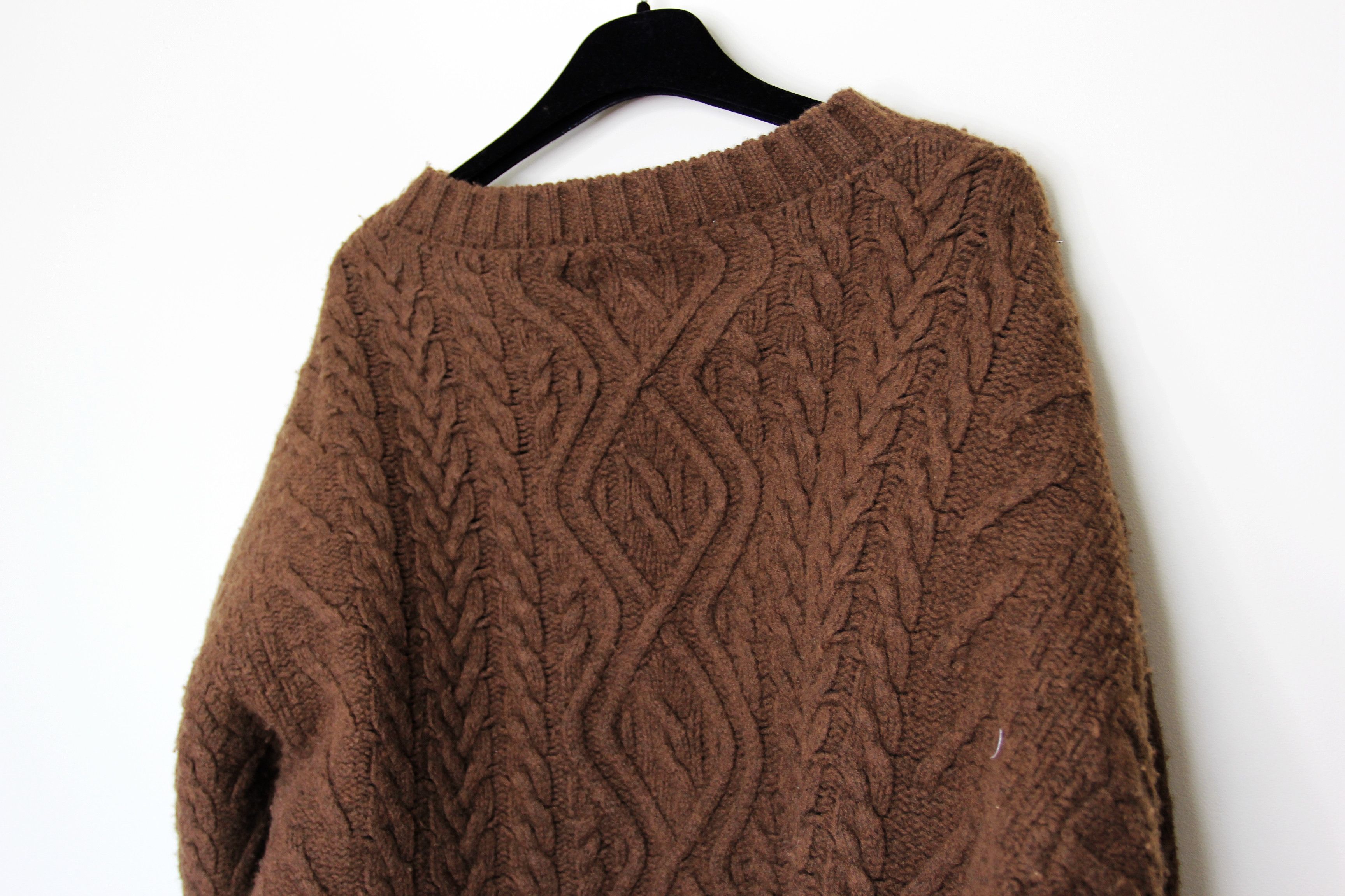 Martine Rose BNWT AW23 MARTINE ROSE BOILED CABLE DOLL CREW SWEATER M Size US M / EU 48-50 / 2 - 6 Thumbnail