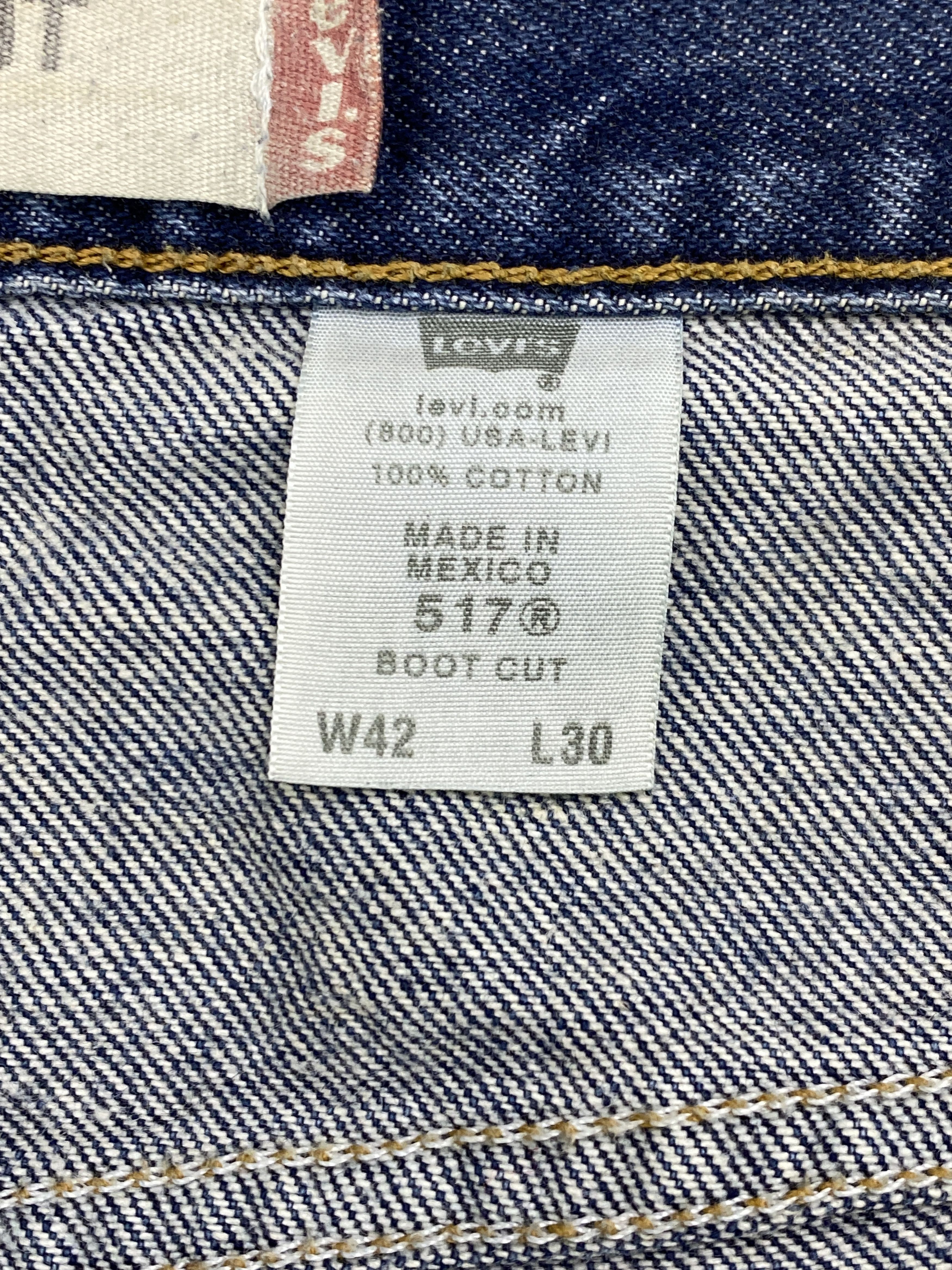 Levi's Distressed Vintage Levis 517 Flared Bootcut Denim DP2607 Size US 42 / EU 58 - 8 Thumbnail