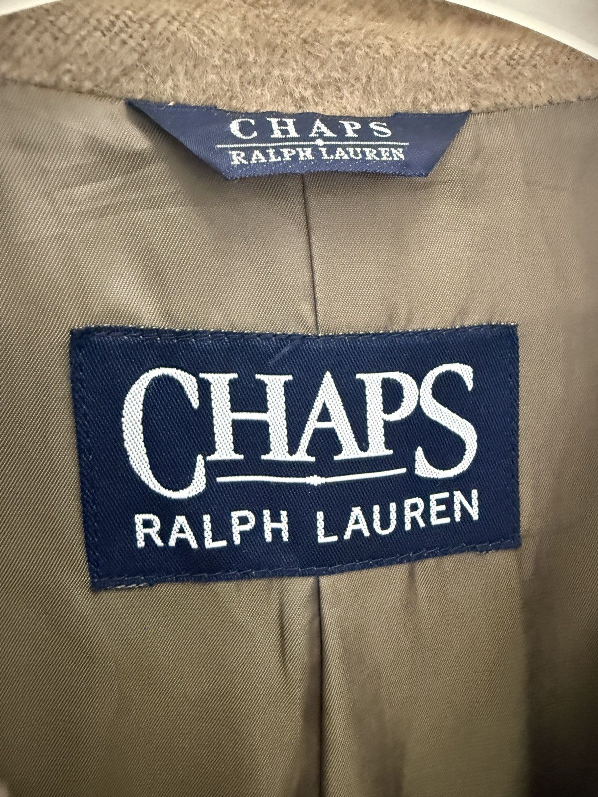 Chaps Ralph Lauren 🔥 CHAPS RALPH LAUREN BIEGE OVER COAT - M Size US M / EU 48-50 / 2 - 7 Thumbnail