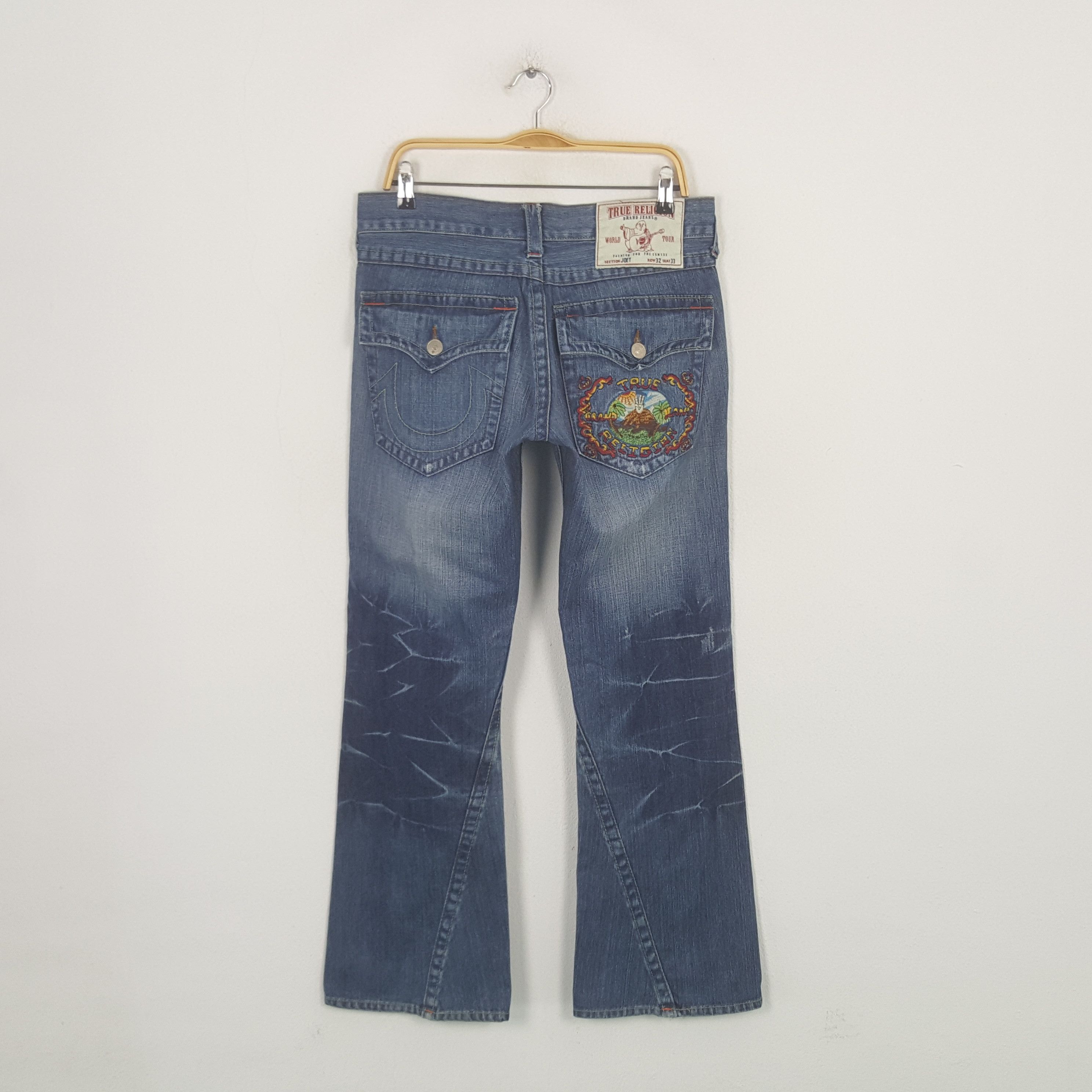True Religion Vintage Truw Religion American Bootcut Denim Jeans C297N15 Size US 32 / EU 48 - 4 Thumbnail