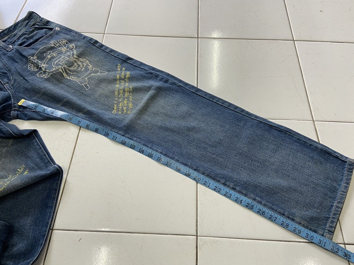 Anime VINTAGE ONE PIECE TONY CHOPPER OFFICIAL DENIM JEANS Size US 32 / EU 48 - 14 Thumbnail