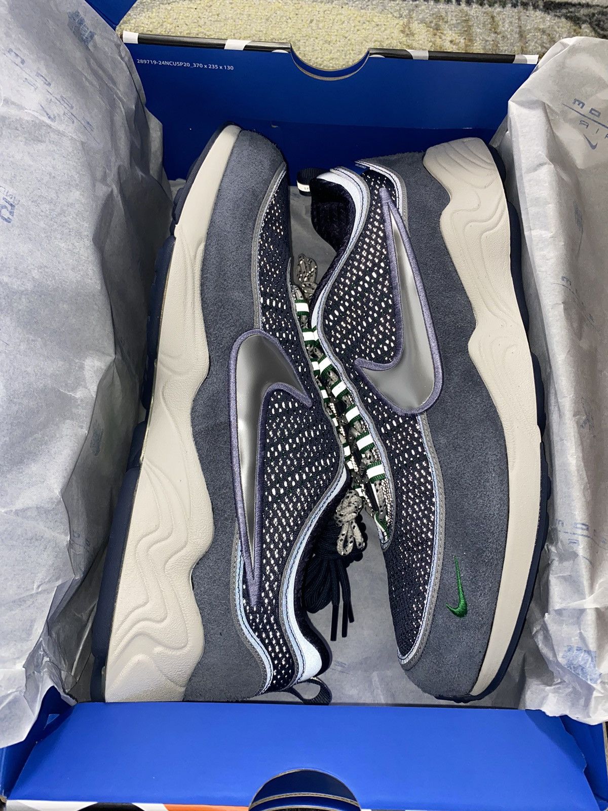 Nike Air Zoom Spiridon Undefeated Thunder Blue