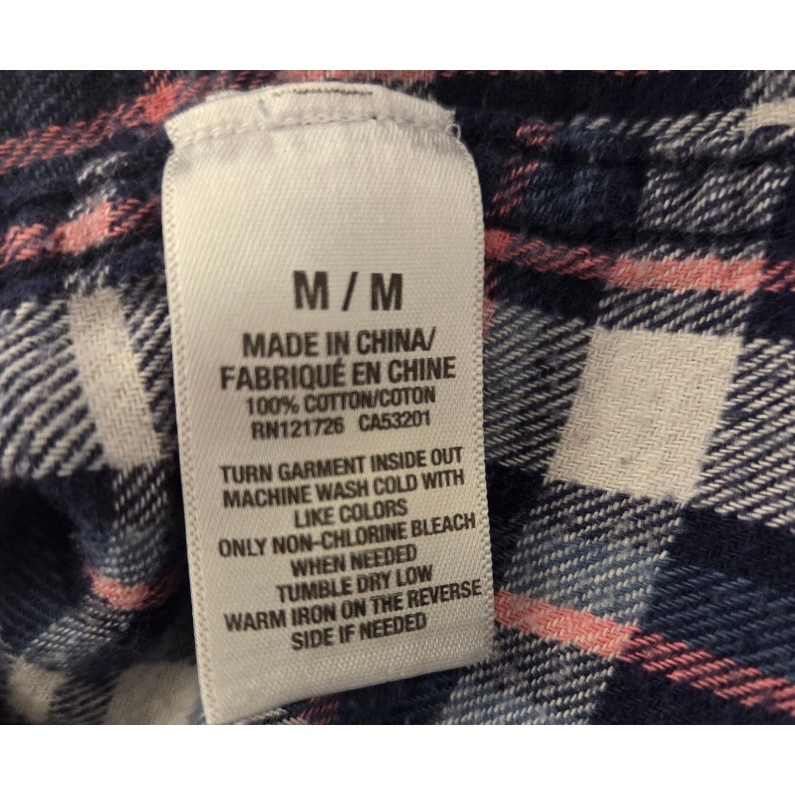 Aeropostale Aeropostale Flannel Shirt - Blue, Pink, and White - Medium Size M / US 6-8 / IT 42-44 - 4 Thumbnail