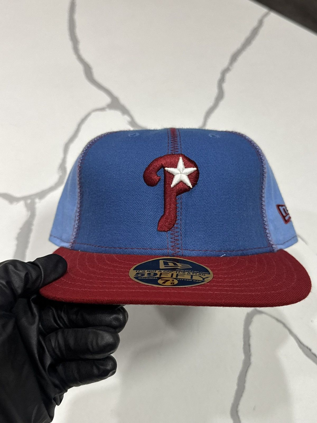New Era Vintage Philadelphia Phillies Pin Wheel Fitted Baseball Cap Size ONE SIZE - 2 Thumbnail