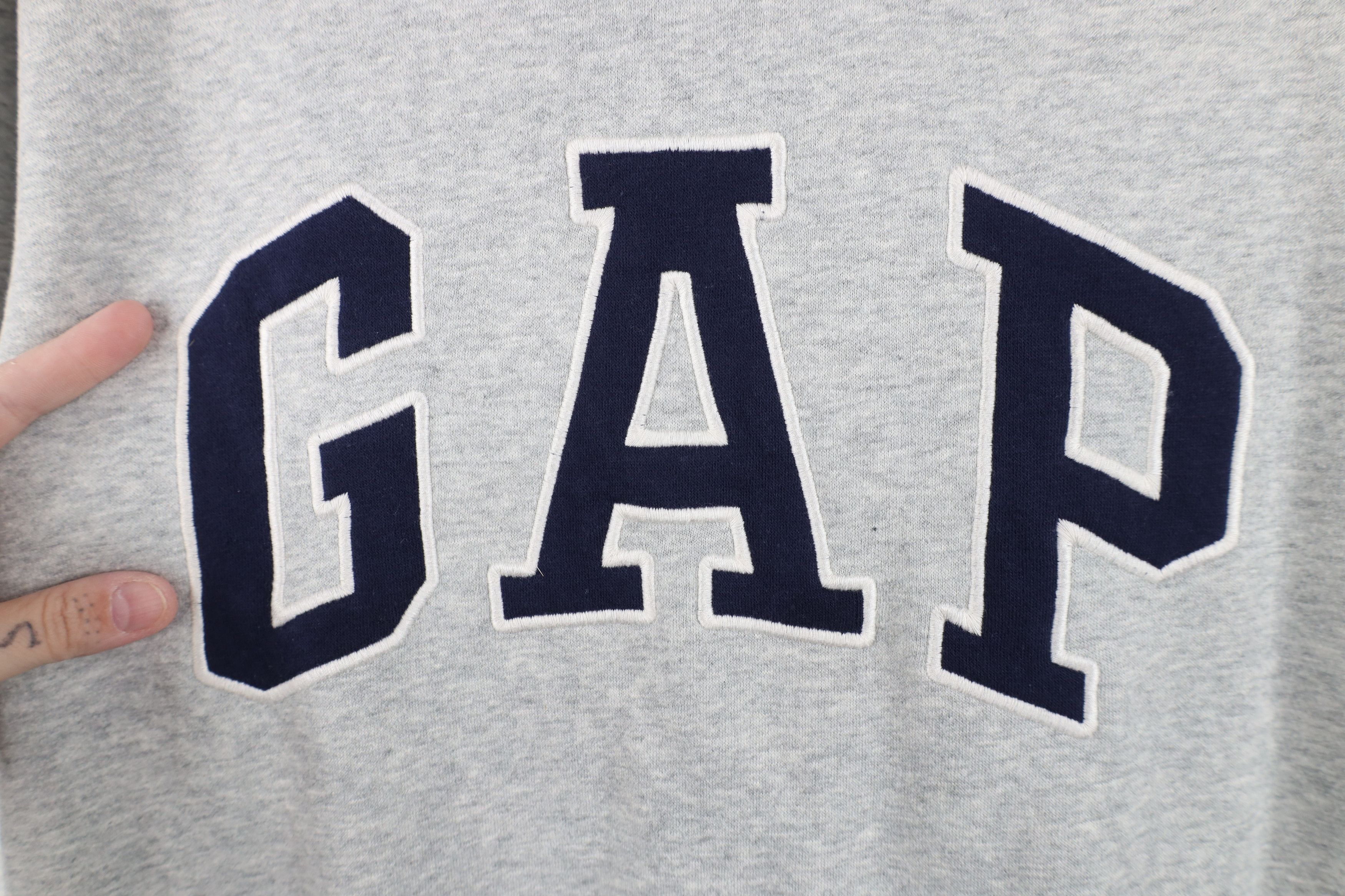Gap Vintage Y2K Gap Spell Out Hoodie Sweatshirt Heather Gray Size US L / EU 52-54 / 3 - 4 Thumbnail