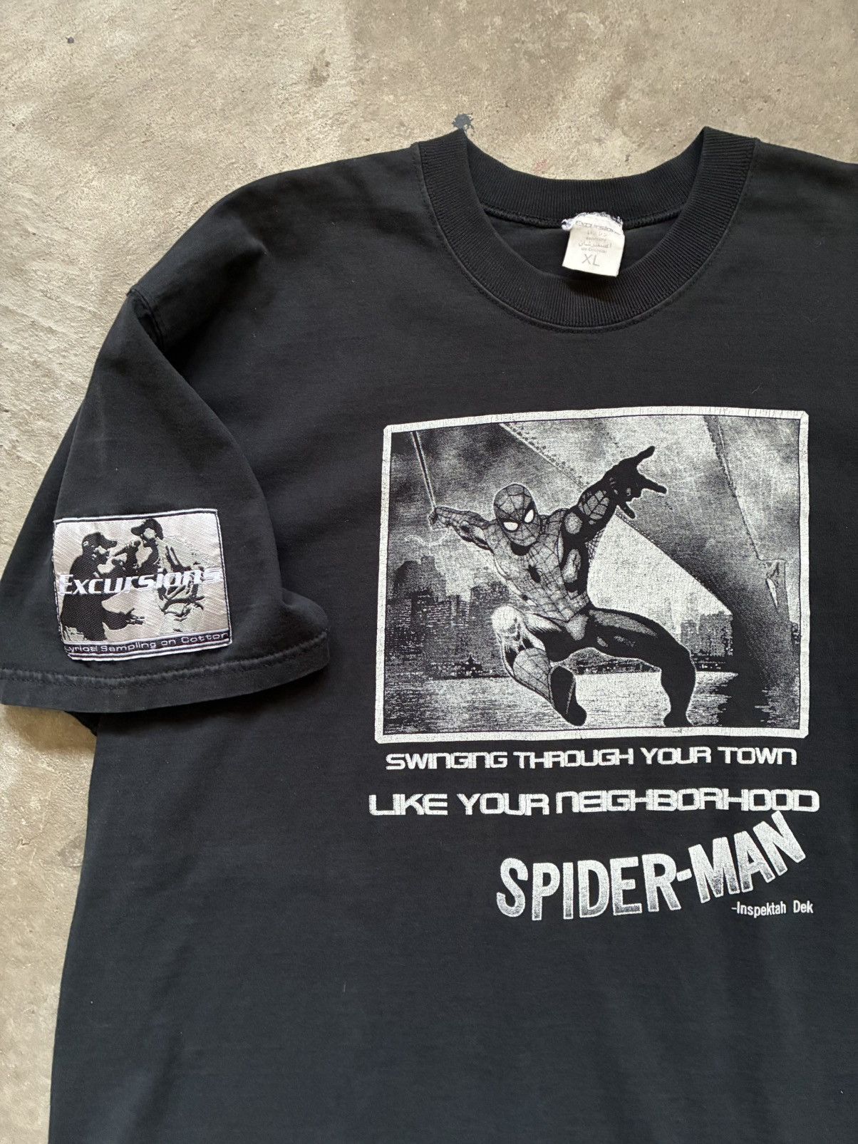 Wu-Tang Clan Vintage 90s Wutang Excursions Inspectah Deck Spider Man Tee Size US XL / EU 56 / 4 - 1 Thumbnail