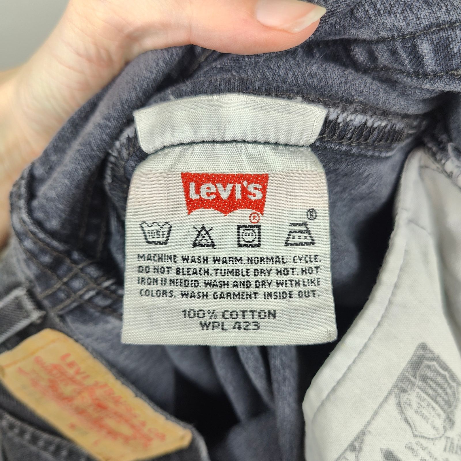 Levi's Vintage 90s Levi's 501 Jeans Mens 38x32 Black Straight Size US 38 / EU 54 - 8 Thumbnail