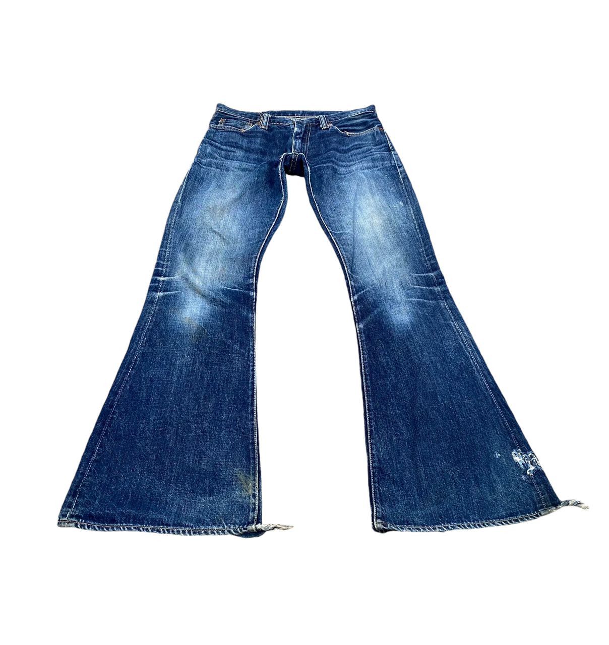 Japanese Brand 💥BOOTCUT💥VINTAGE SKULLS JEANS BY ANALCHEMIST DENIM Size US 30 / EU 46 - 1 Thumbnail