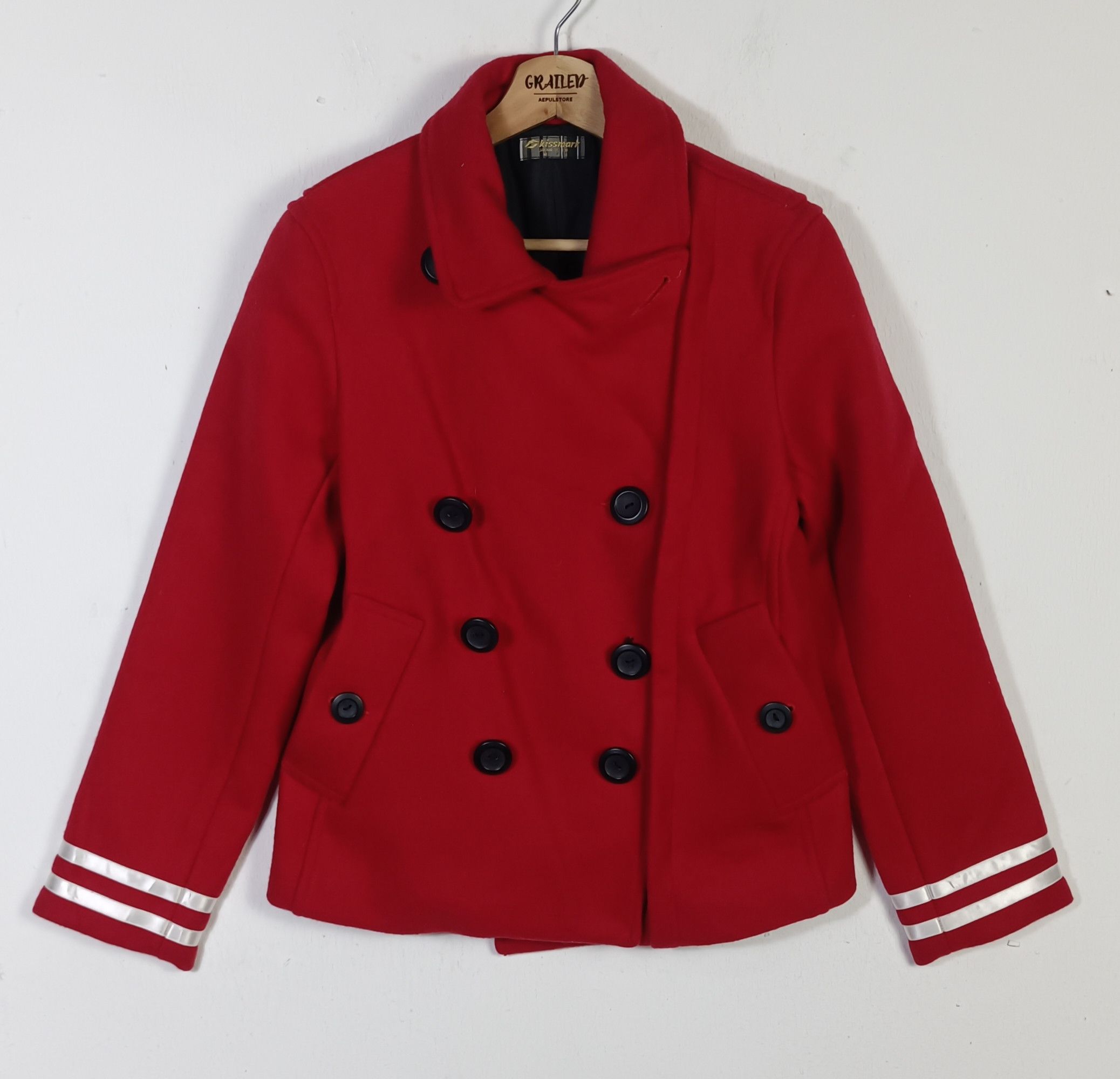 🇯🇵Biker Jacket Wool Double Breast Kiismark Japan