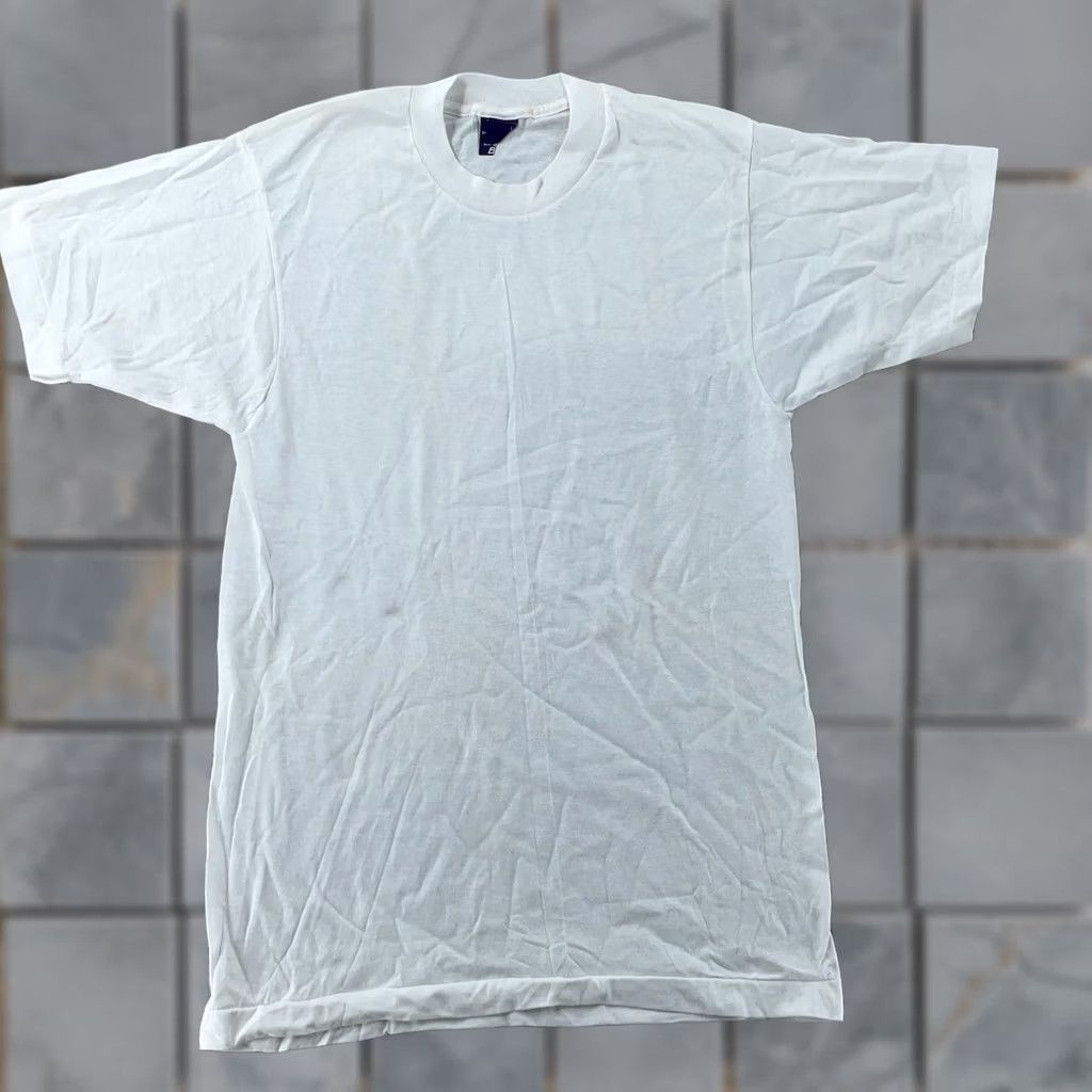 Vintage VINTAGE B.V.D Shirt Mens XS/S White Undershirt Crewneck 90s Military All Seasons Lightweight Cotton Jersey Breathable Knit Boys Girls Mens Size US XS / EU 42 / 0 - 1 Thumbnail
