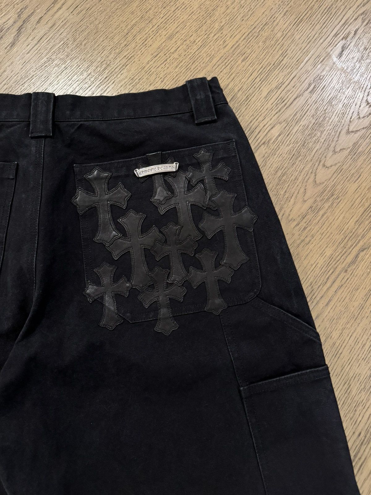 Chrome Hearts Chrome Hearts Carpenter Shorts “Cross Patch” Size US 34 / EU 50 - 3 Thumbnail