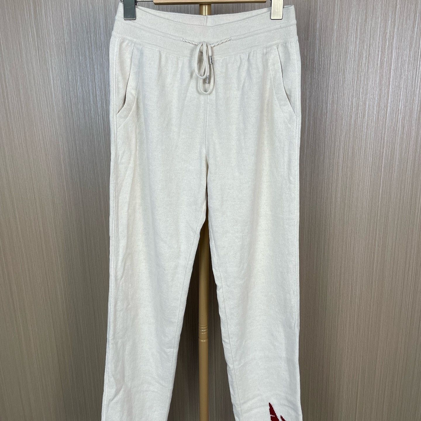 Loro Piana Loro Piana Baby Cashmere Knit Pants Beige Size 40 Size 27" / US 4 / IT 40 - 1 Thumbnail
