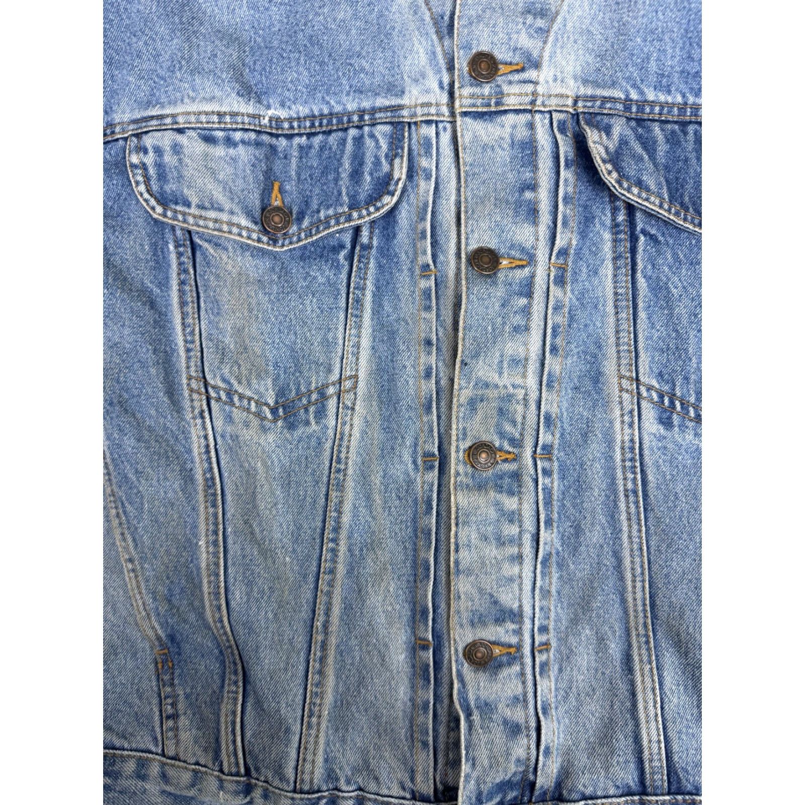 Jordache VTG Jordache Jacket Mens 2XL Trucker Button Front Denim Casual Classic Jeanswear Jacket Size US 39 - 5 Thumbnail