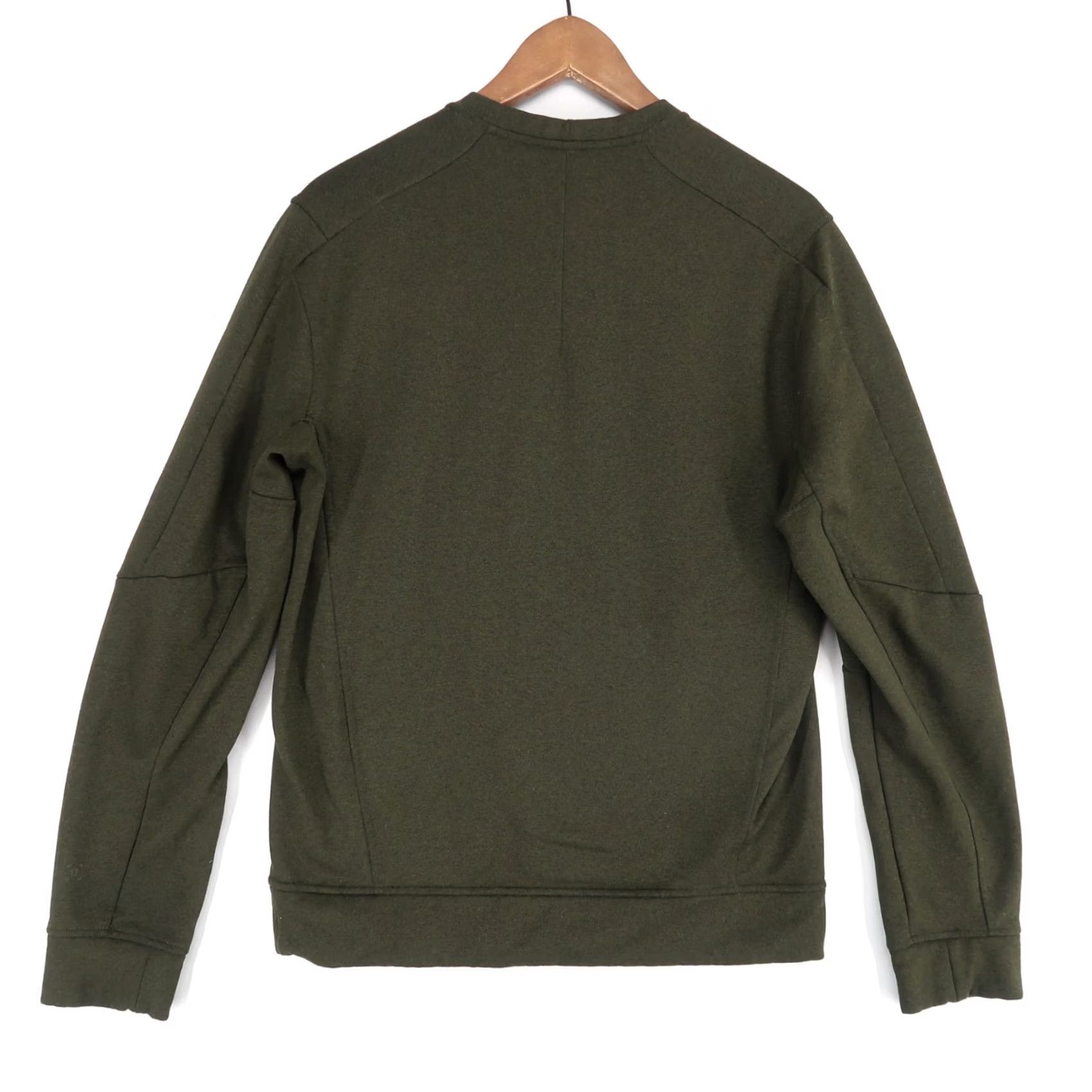 Lululemon Lululemon City Sweatshirt Mens S Green Crewneck Zip Pocket Thermo Sweatshirt Size US S / EU 44-46 / 1 - 2 Thumbnail