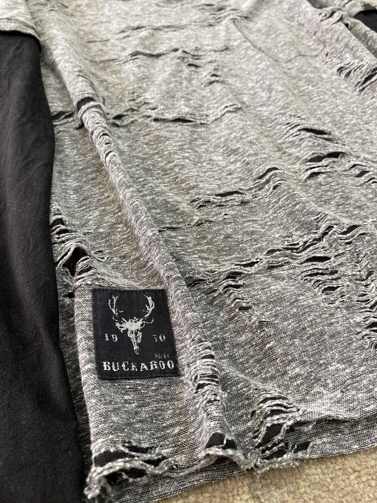 If Six Was Nine undefined distressed longsleeve double layer buckaroo japan Size US M / EU 48-50 / 2 - 7 Thumbnail