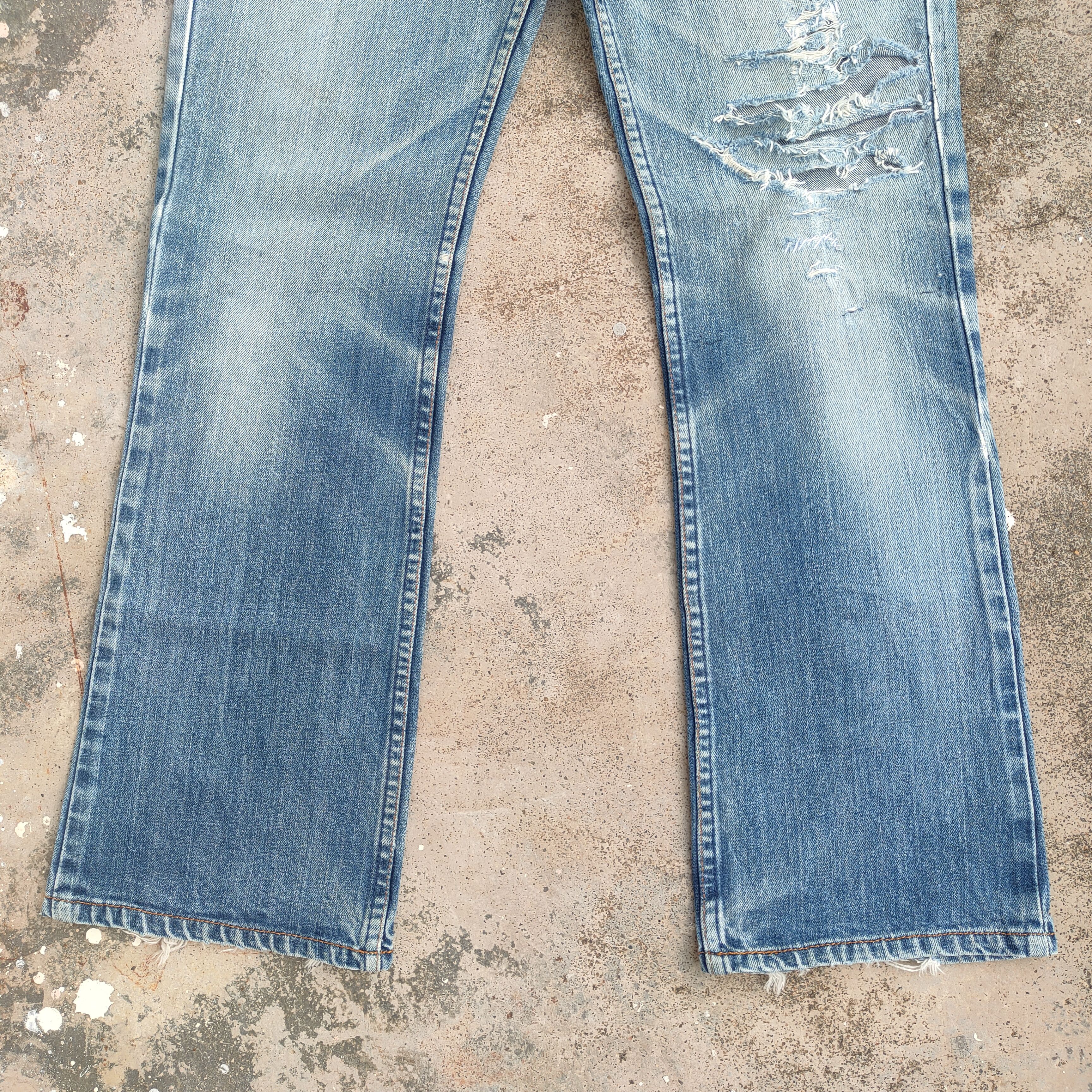 Levi's × Vintage VINTAGE LEVI'S 503 FADED RIPPED JEANS DENIM PANTS Size US 31 - 4 Thumbnail
