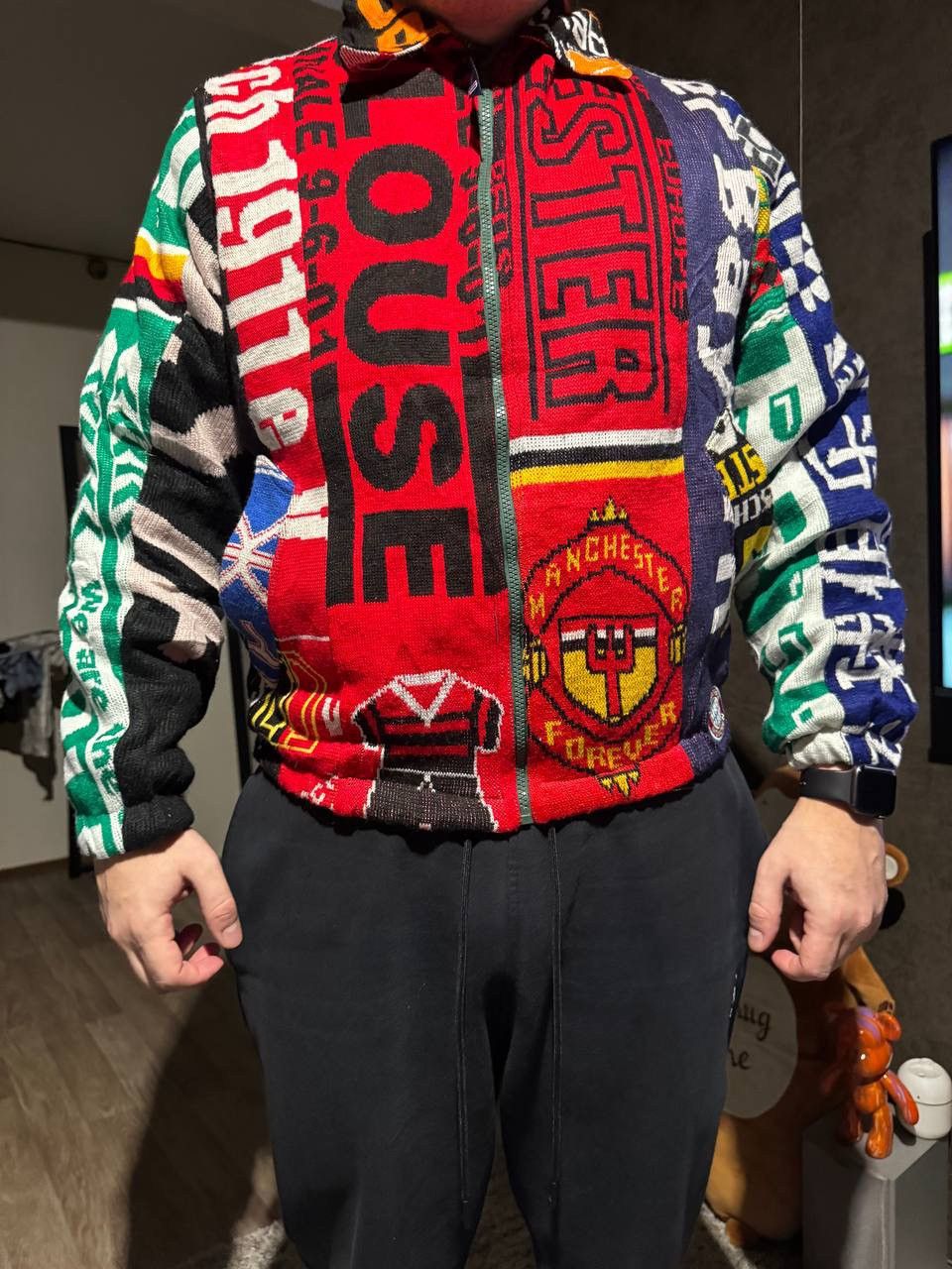 Chelsea Soccer Soccer custom Scarf jacket Size US M / EU 48-50 / 2 - 1 Thumbnail