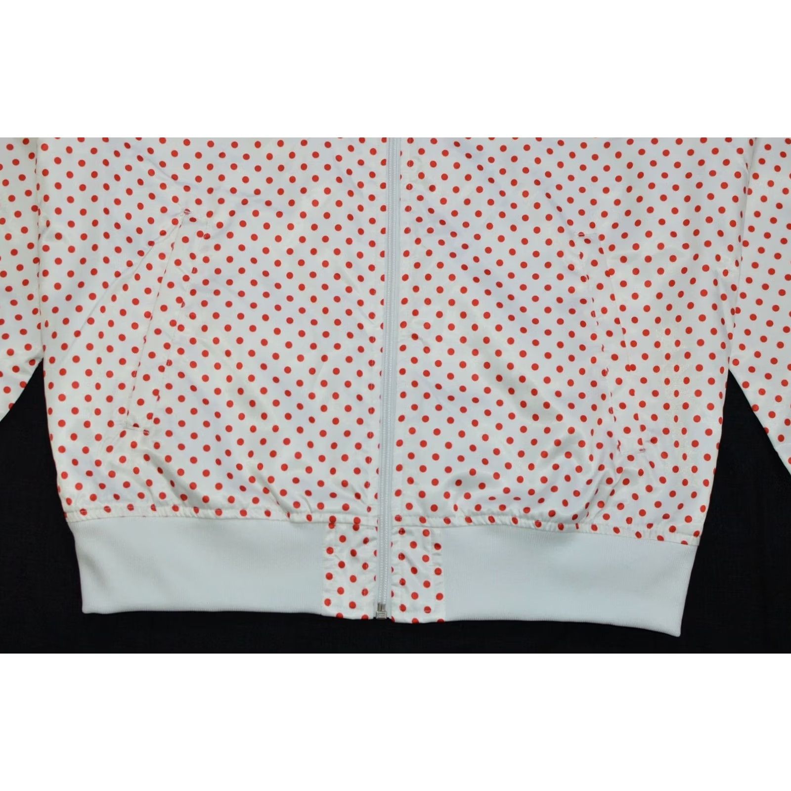Adidas adidas Men’s Pharrell Williams White Red Polka Dot Track Top Jacket M Size Windbreaker Shirt Body Adult Mens Size US M / EU 48-50 / 2 - 3 Thumbnail