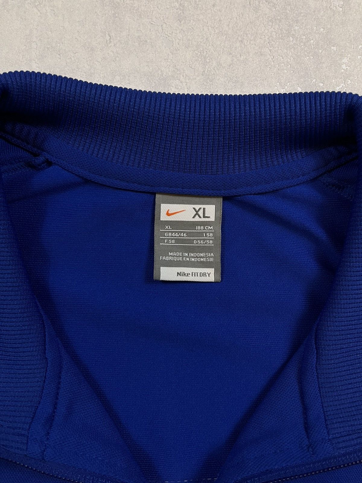 Nike × Vintage 90’s NIKE TEAM RETRO Y2K SWOOSH LOGO STRIPED TRACK JACKET Size US XL / EU 56 / 4 - 3 Thumbnail
