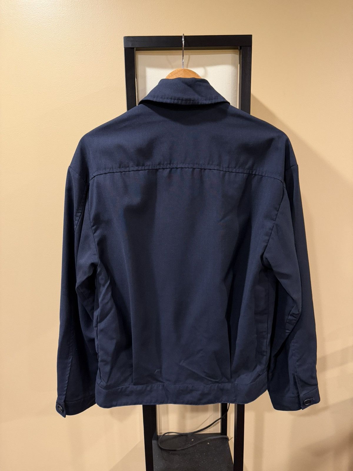 Miu Miu Miu Miu Mohair Blouson Zip Bomber Navy Blue Light Jacket Size XS / US 0-2 / IT 36-38 - 4 Thumbnail