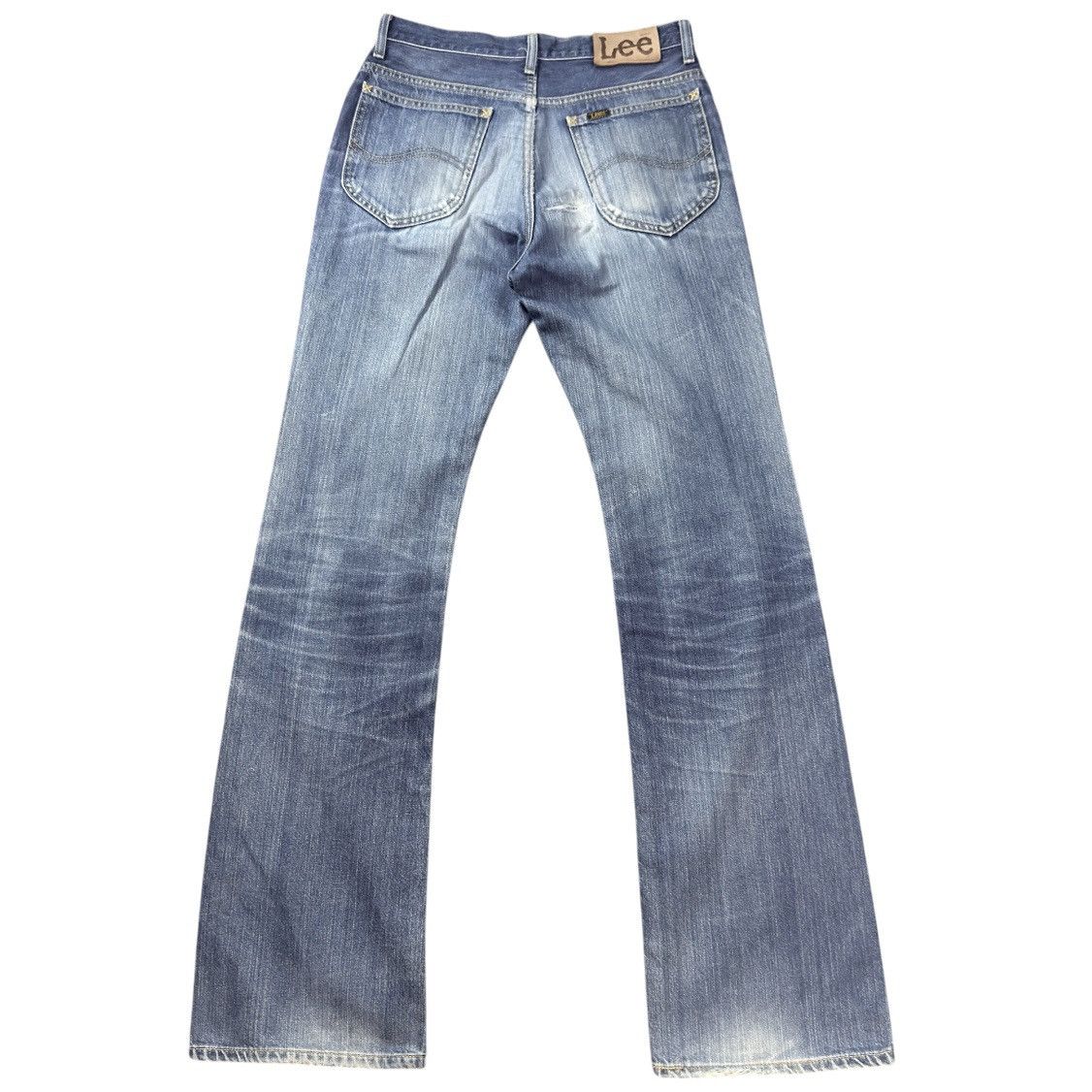 Lee × Number (N)ine Flared Vintage 90s Lee Distressed Faded Japanese Denim Size US 30 / EU 46 - 2 Thumbnail
