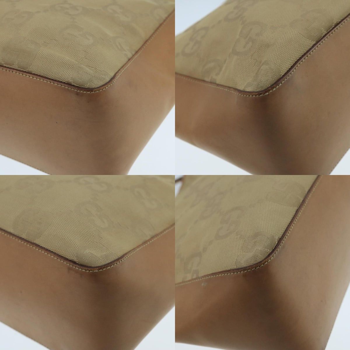 Gucci GUCCI GG Canvas Shoulder Bag Beige 001 001 Size ONE SIZE - 10 Thumbnail