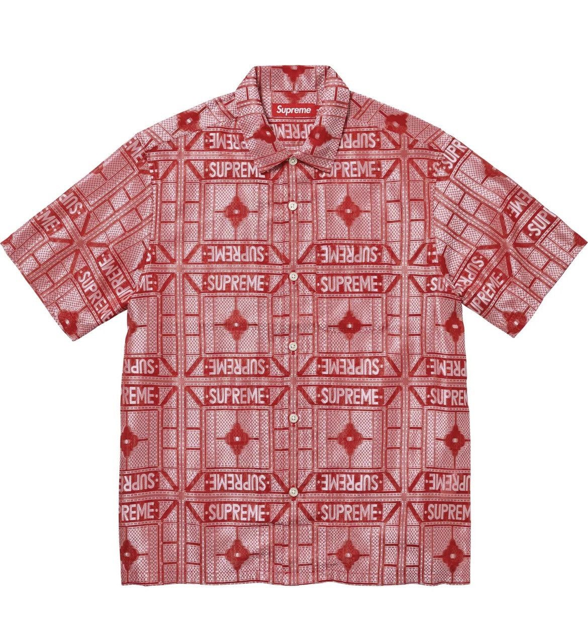 Supreme Supreme Tray Jacquard S/S Shirt Size US S / EU 44-46 / 1 - 9 Thumbnail