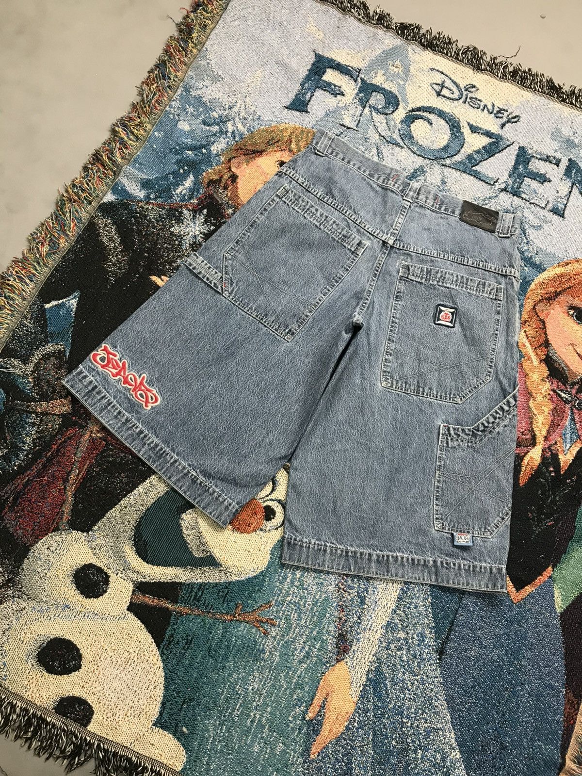 JNCO Vintage junco big pocket graffiti Jort Size US 38 / EU 54 - 10 Thumbnail