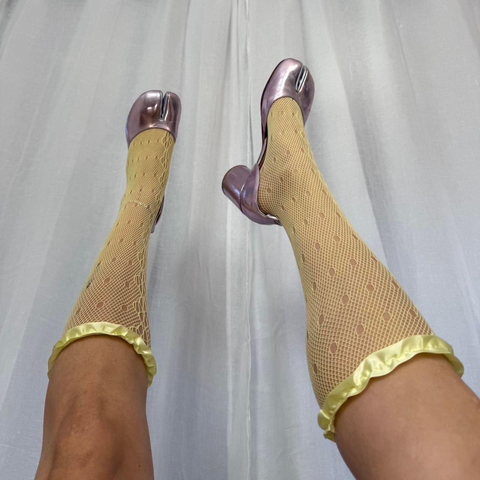Other ✿ ruffled lace knee socks ✿ Size ONE SIZE - 4 Thumbnail