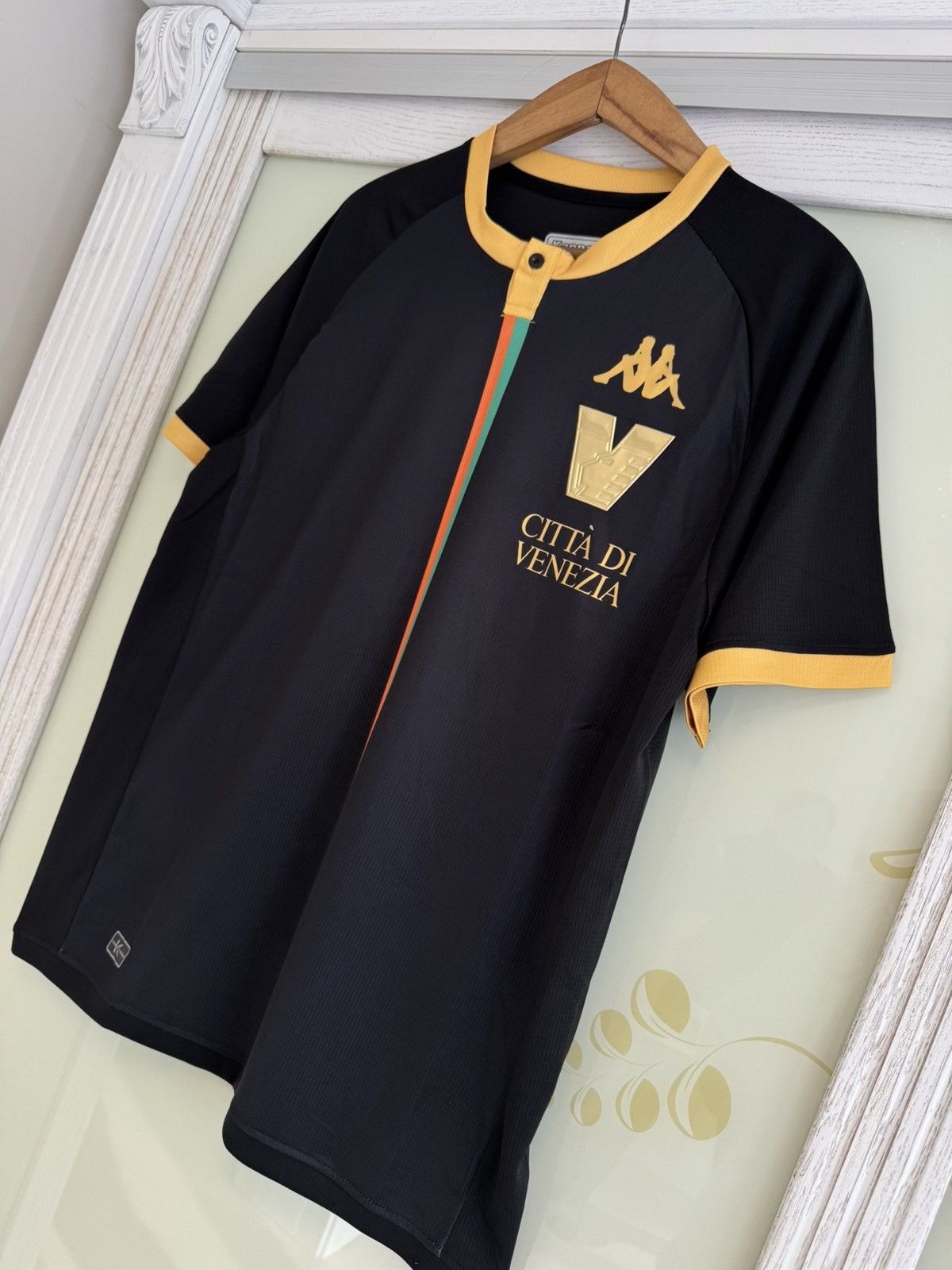 Kappa Venezia 2023-2024 Home Soccer Jersey Football Kit Shirt Size US L / EU 52-54 / 3 - 3 Thumbnail