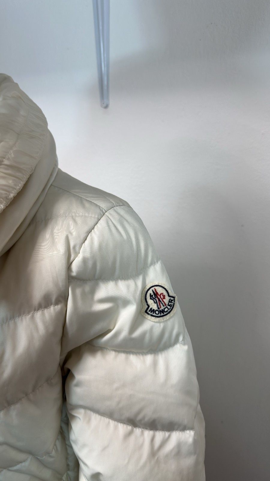 Moncler MONCLER Women's Miriel White Milky Down Jacket Size 3 Size M / US 6-8 / IT 42-44 - 6 Thumbnail