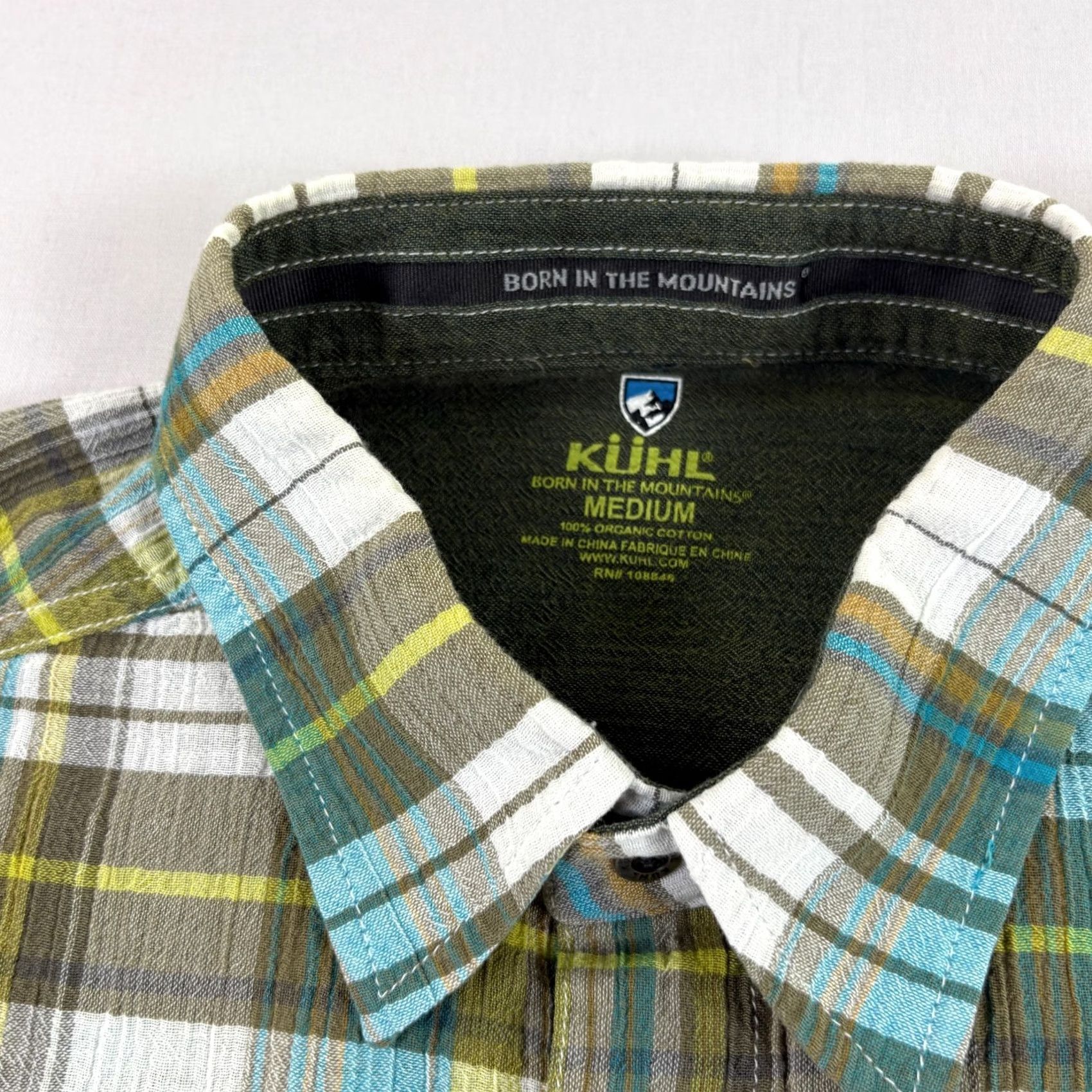 Vintage Kuhl Shirt Mens M Plaid Eluxur Button Up Organic Cotton Outdoor Hiking Camp Shirt Mens M Plaid Eluxur Button-Up Cotton Outdoor Camp Size US M / EU 48-50 / 2 - 5 Thumbnail