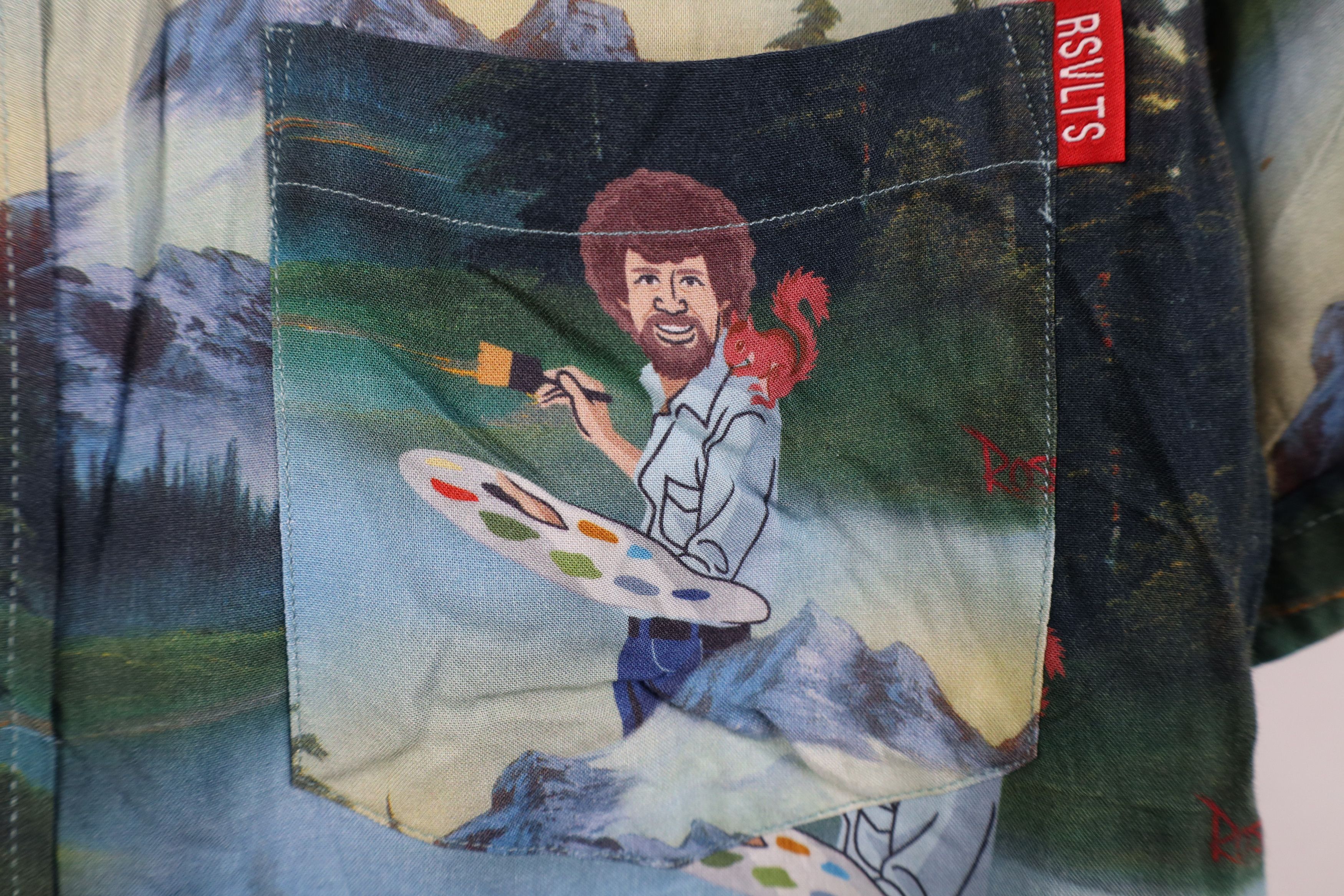 Vintage The Roosevelts RSVLTS x Bob Ross Happy Trees Button Shirt Size US XS / EU 42 / 0 - 5 Thumbnail