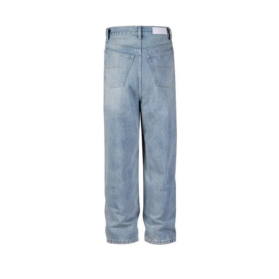 Japanese Brand Washed Blue Baggy Jeans Pants Oversized y2k Size US 34 / EU 50 - 5 Thumbnail