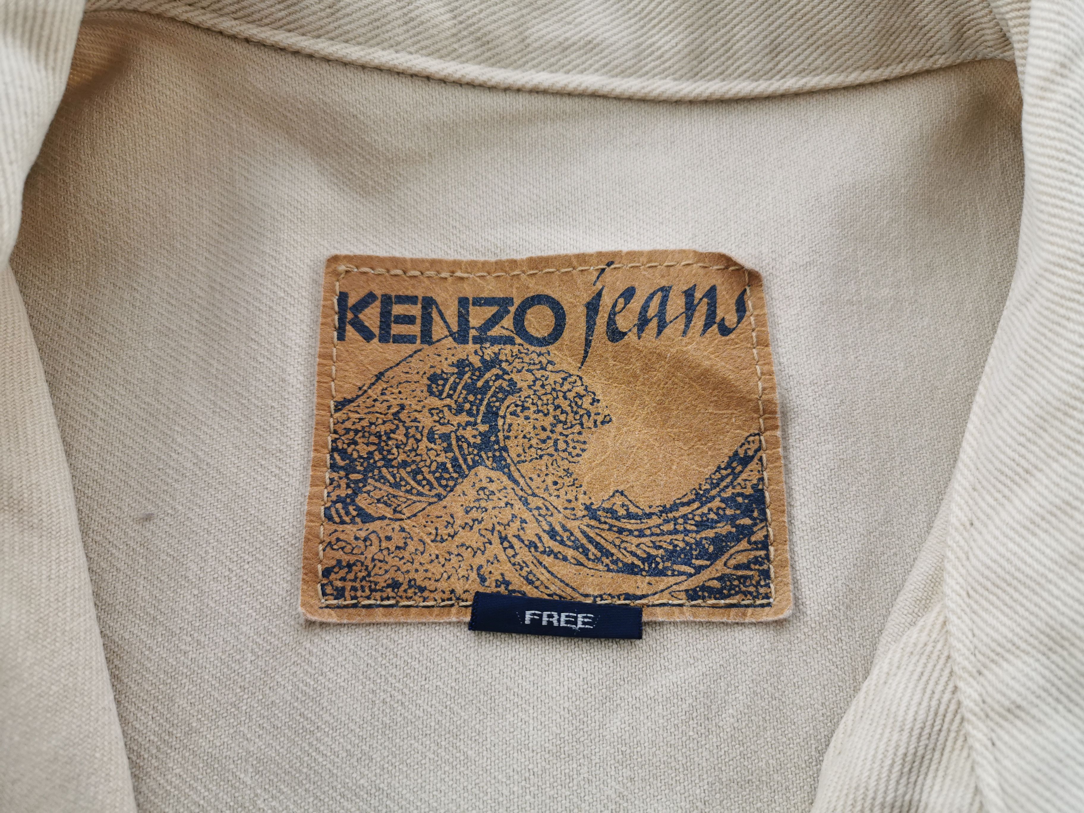 Kenzo Vintage Kenzo Denim Jacket Made In Japan Size M Size US M / EU 48-50 / 2 - 6 Thumbnail