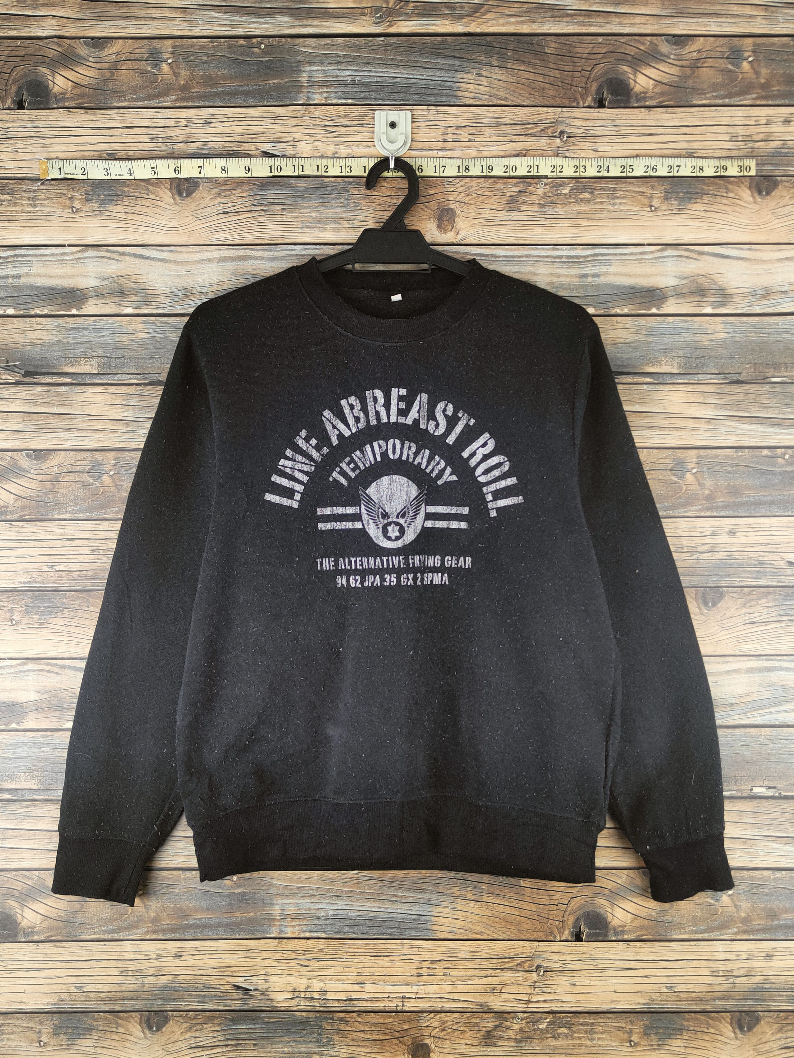 Japanese Brand Vintage Japanese Brand Black Sweatshirts Size US M / EU 48-50 / 2 - 1 Thumbnail