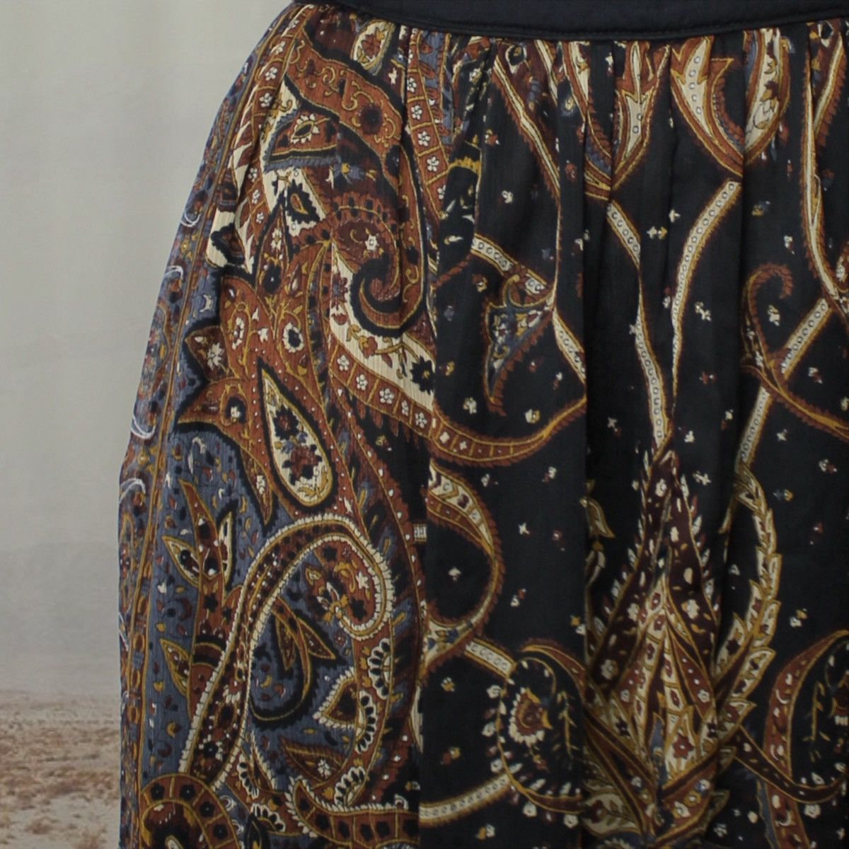 Other 🏺BLACK PAISLEY MAXI SKIRT🏺 Size 27" / US 4 / IT 40 - 4 Thumbnail