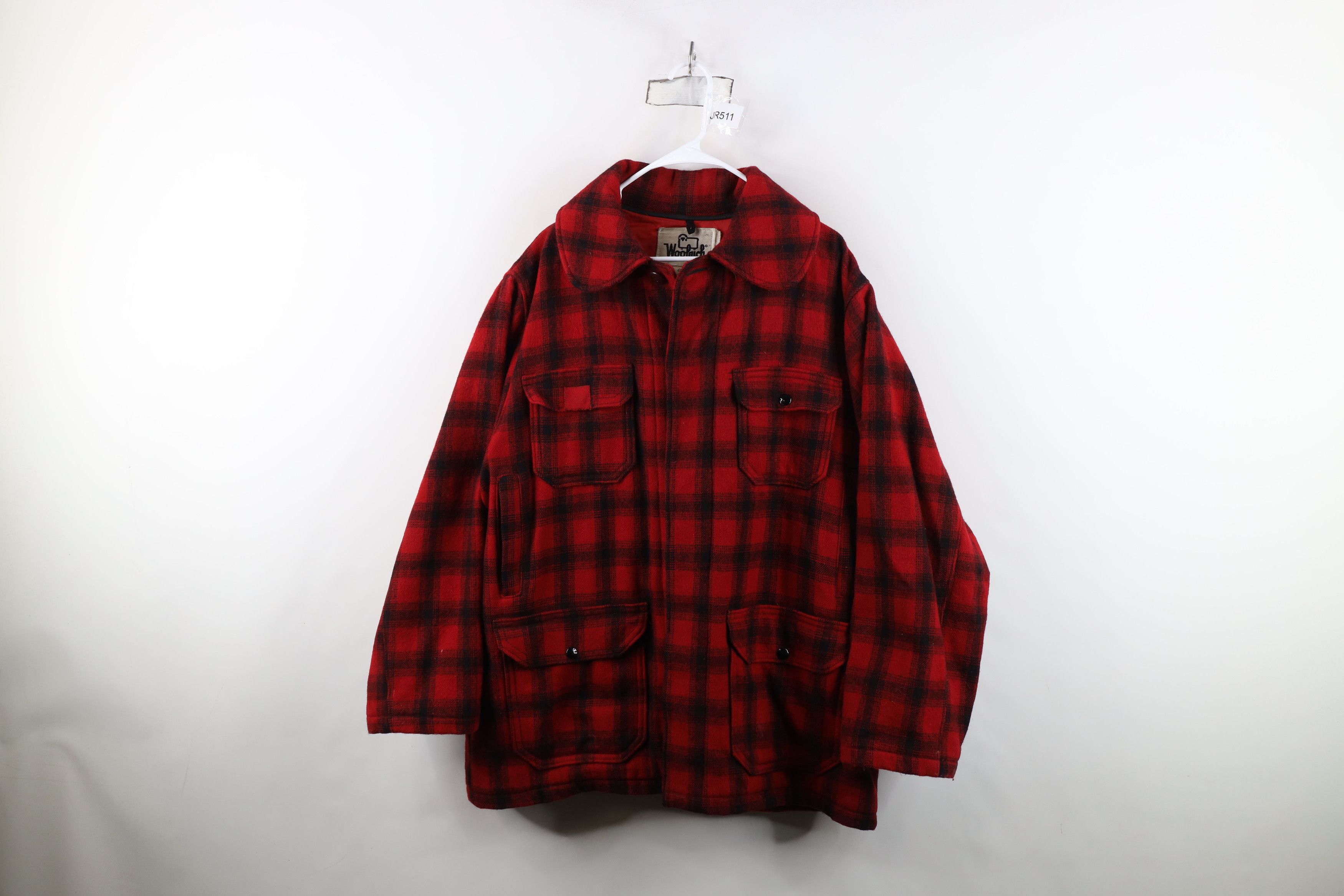 Woolrich Woolen Mills Vintage 70s Woolrich Wool Quilted Birding Jacket USA Size US XL / EU 56 / 4 - 1 Thumbnail