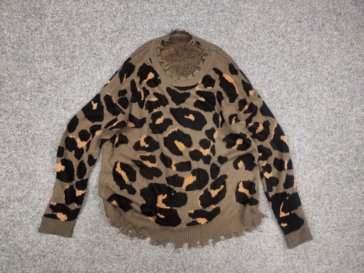 Hysteric Glamour Vtg Japan Leopard Hysteric Glamour Style Distressed Sweater Size US M / EU 48-50 / 2 - 9 Thumbnail