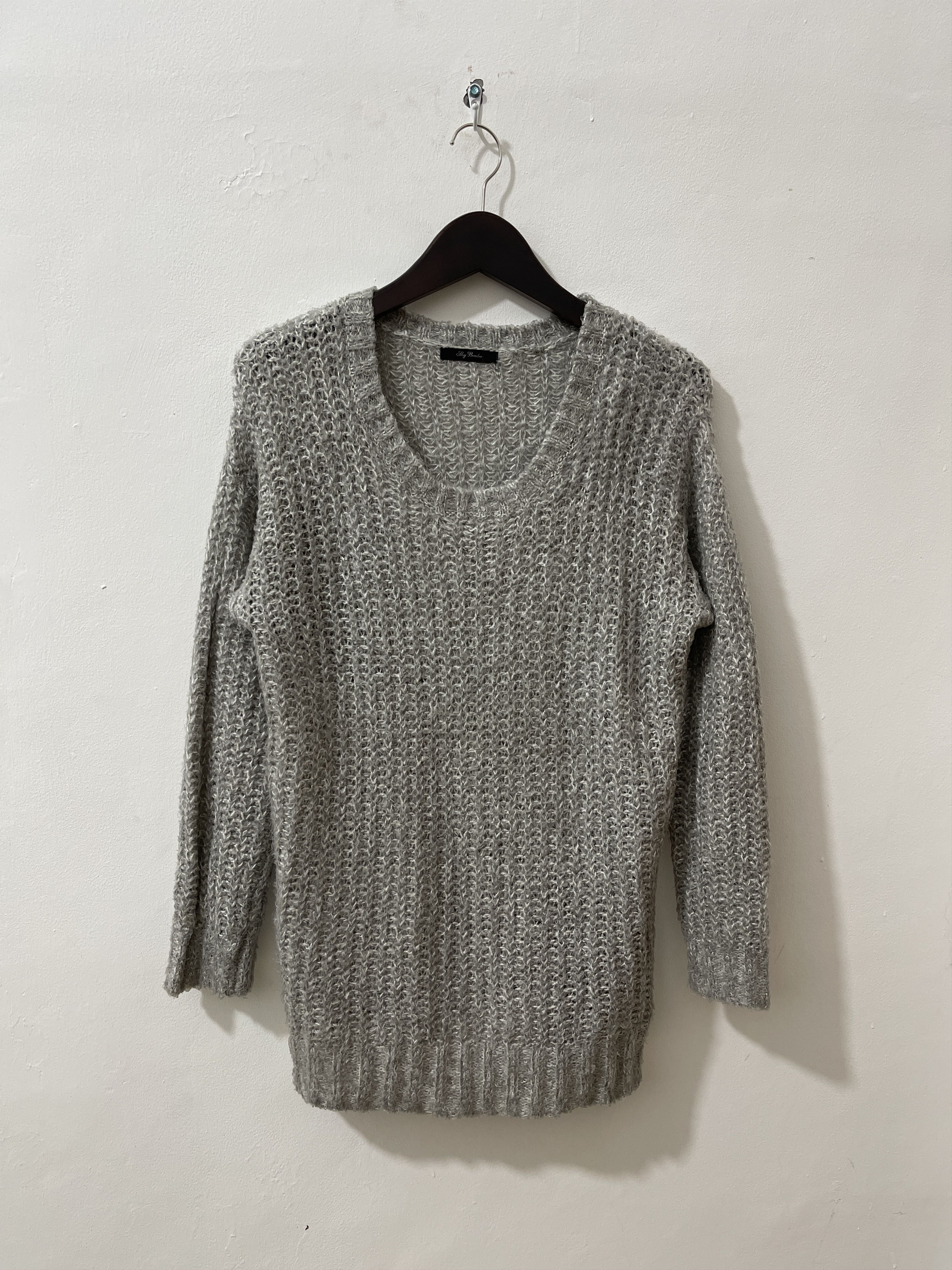 Japanese Brand 2000s Sky Bomber Japan Archive Grunge Mohair Sweater Size US M / EU 48-50 / 2 - 1 Thumbnail