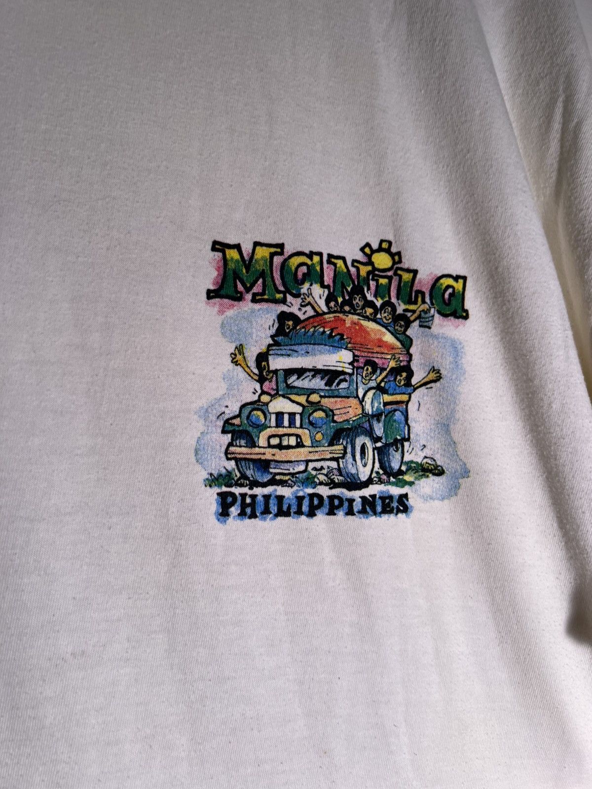 Vintage 90’s 2000’s Y2K VTG Vintage Manila Philippines Souvenir Tee Size US XL / EU 56 / 4 - 10 Thumbnail
