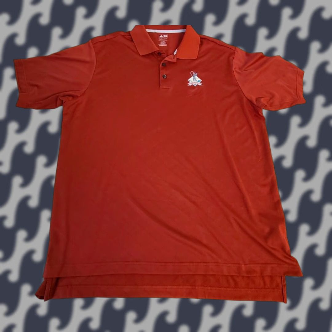 Adidas Adidas ClimaCool Polo Shirt Mens XL Red Legends Golf Athletic Collared Polo Shirt Size US XL / EU 56 / 4 - 1 Thumbnail