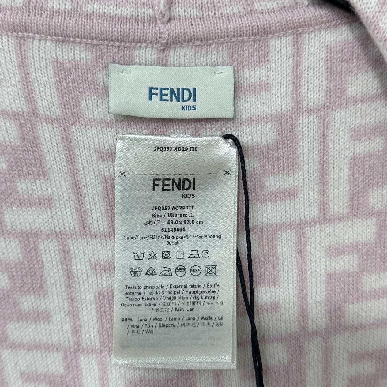 Fendi FENDI Pink All Over Print Poncho Size ONE SIZE - 6 Thumbnail